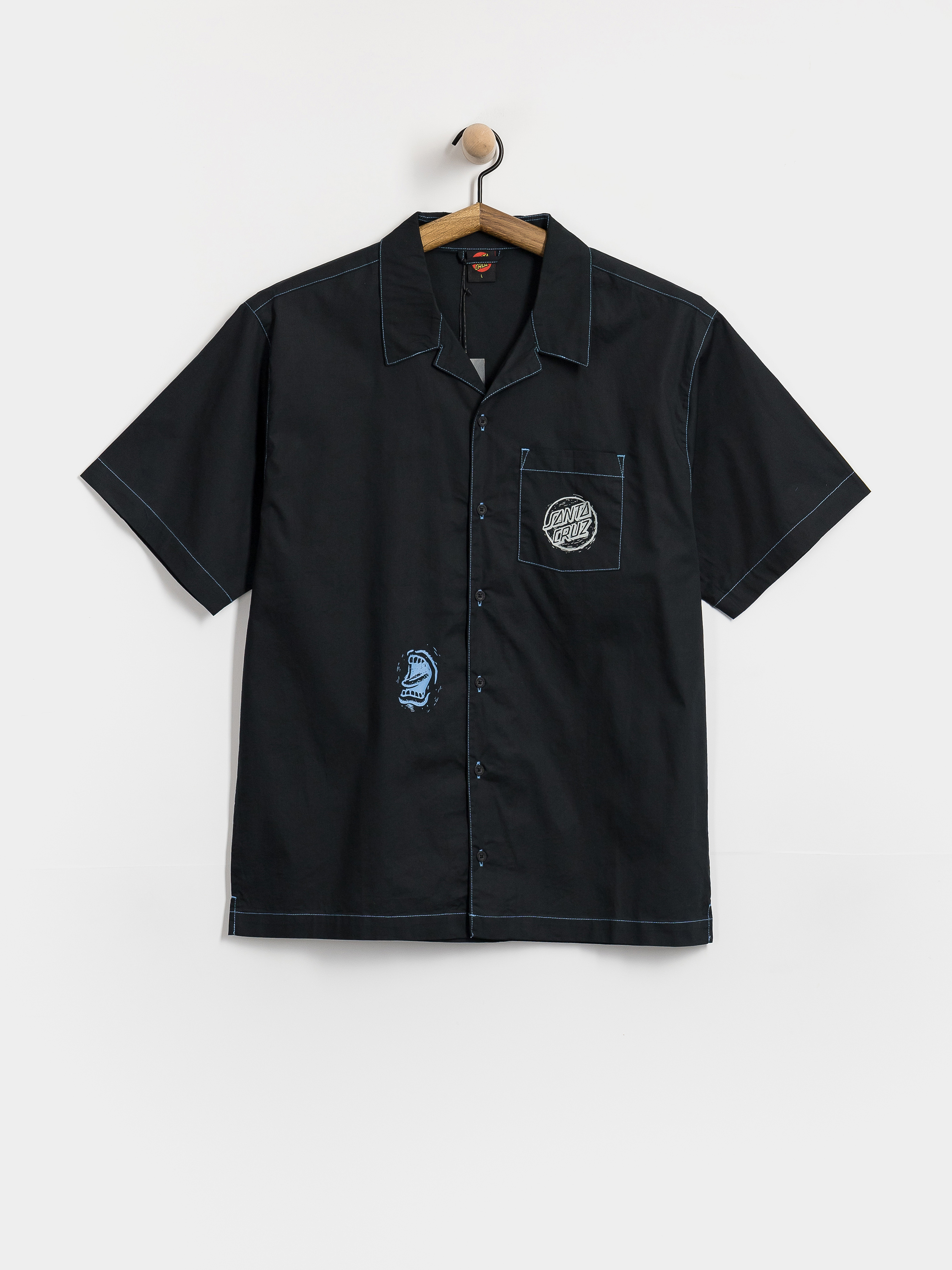 Košeľa Santa Cruz Stamped (black)