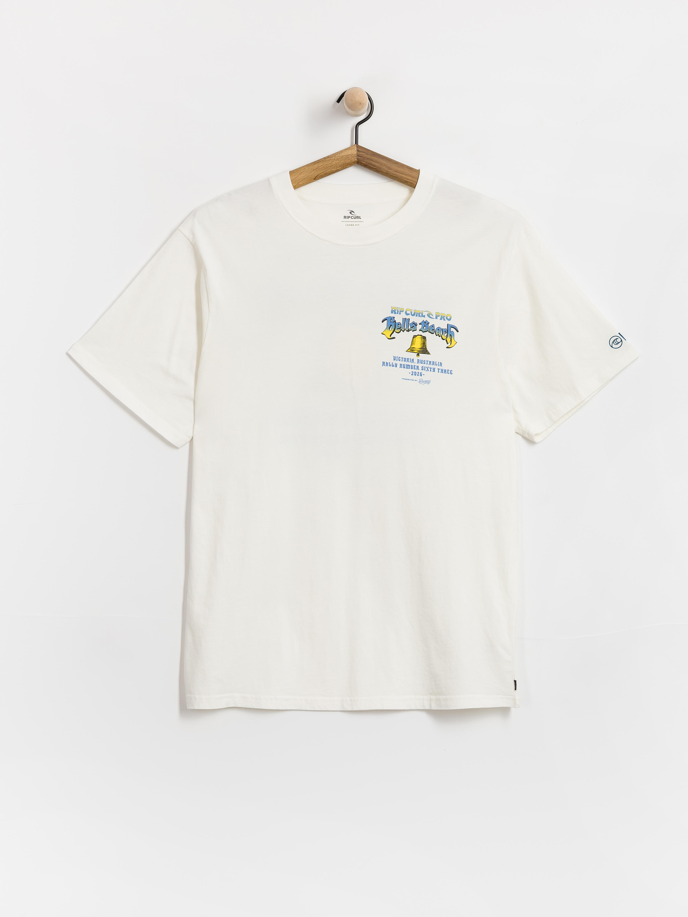 Tričko Rip Curl Bells Pro 26 Bell Logo (bone)