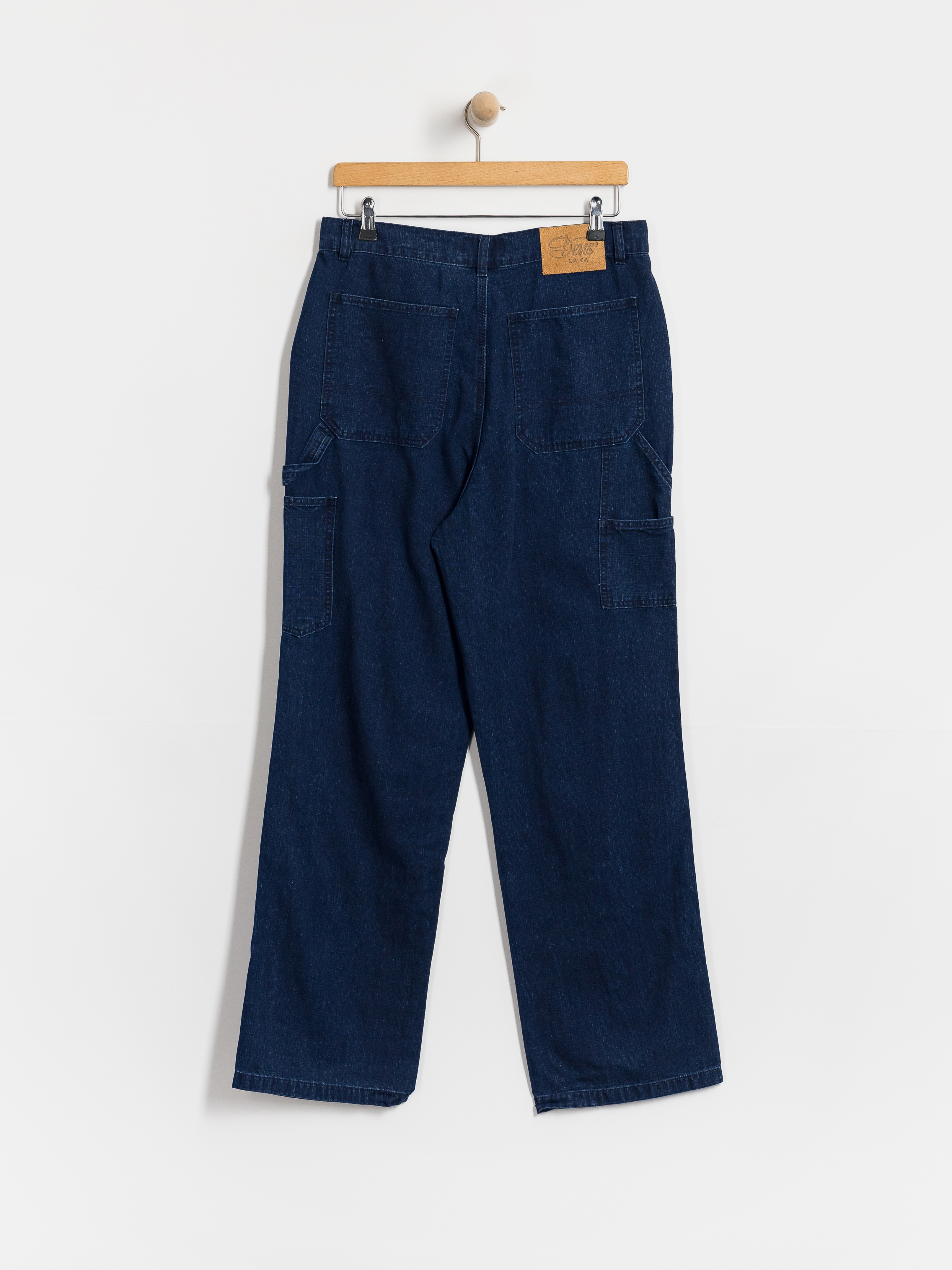 Nohavice Deus Ex Machina Big Fella Chambray (indigo)