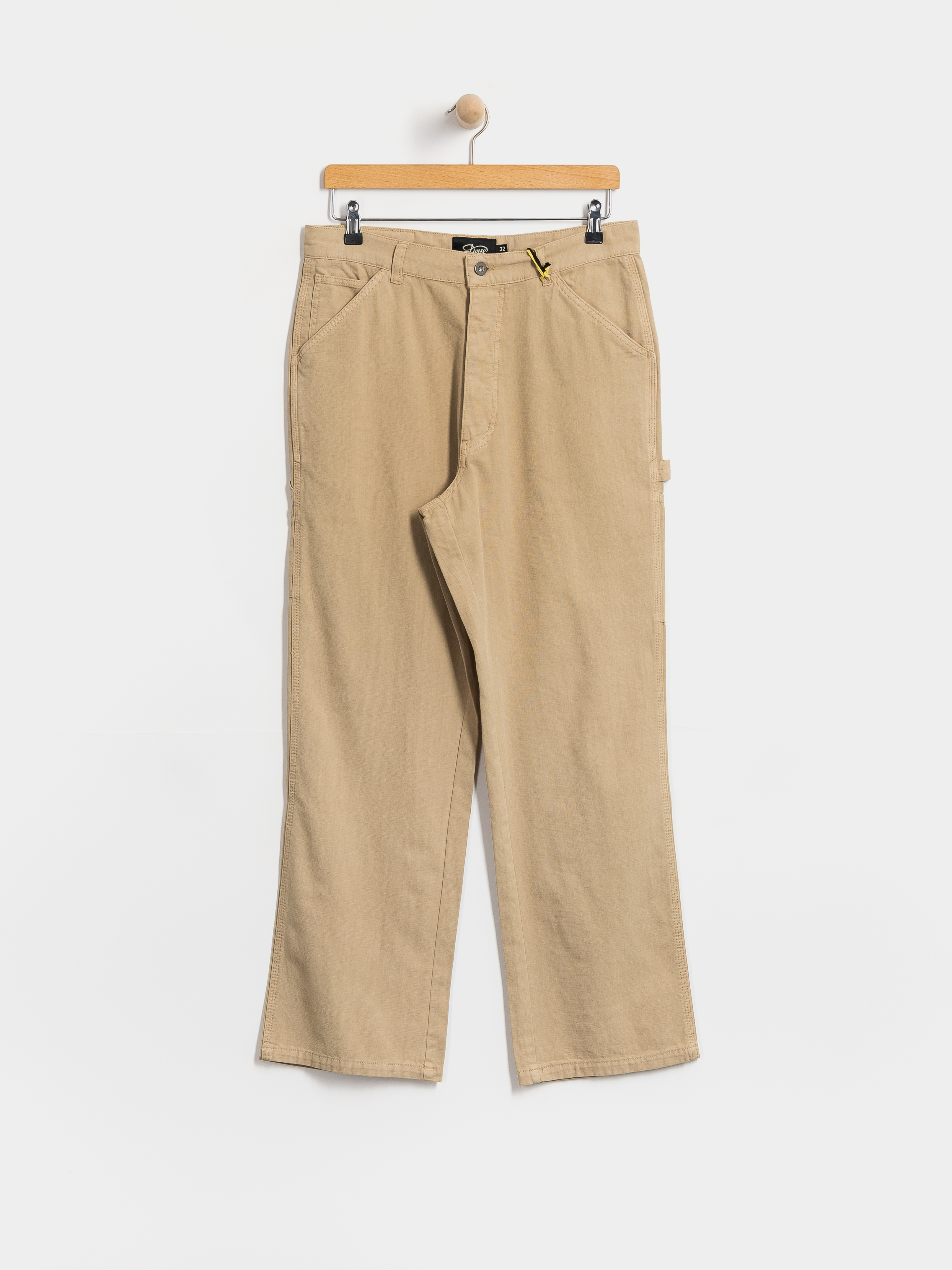 Nohavice Deus Ex Machina Big Fella Chambray (safari)
