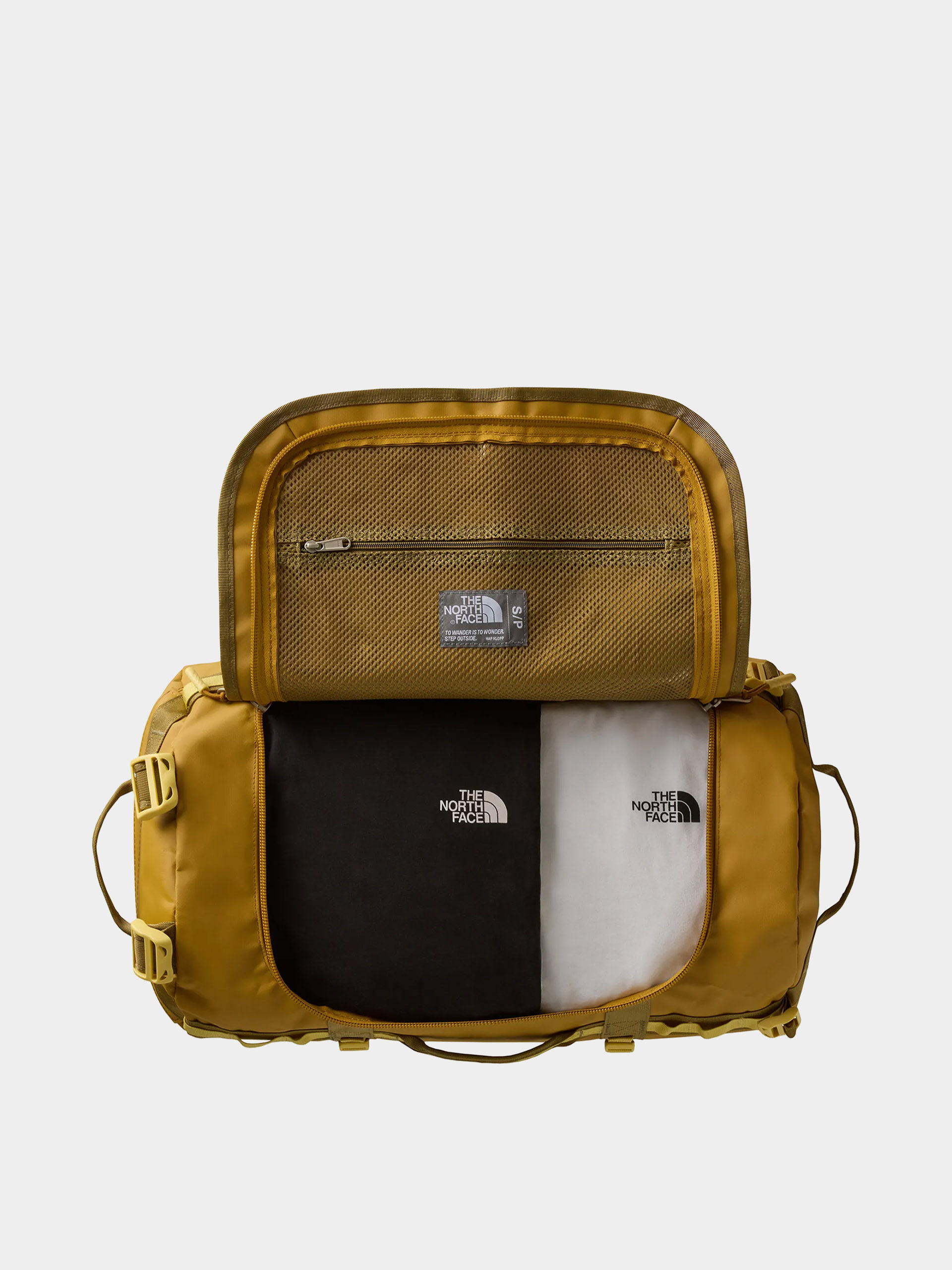 Taška The North Face Base Camp Duffel S (golden tan/ceda)