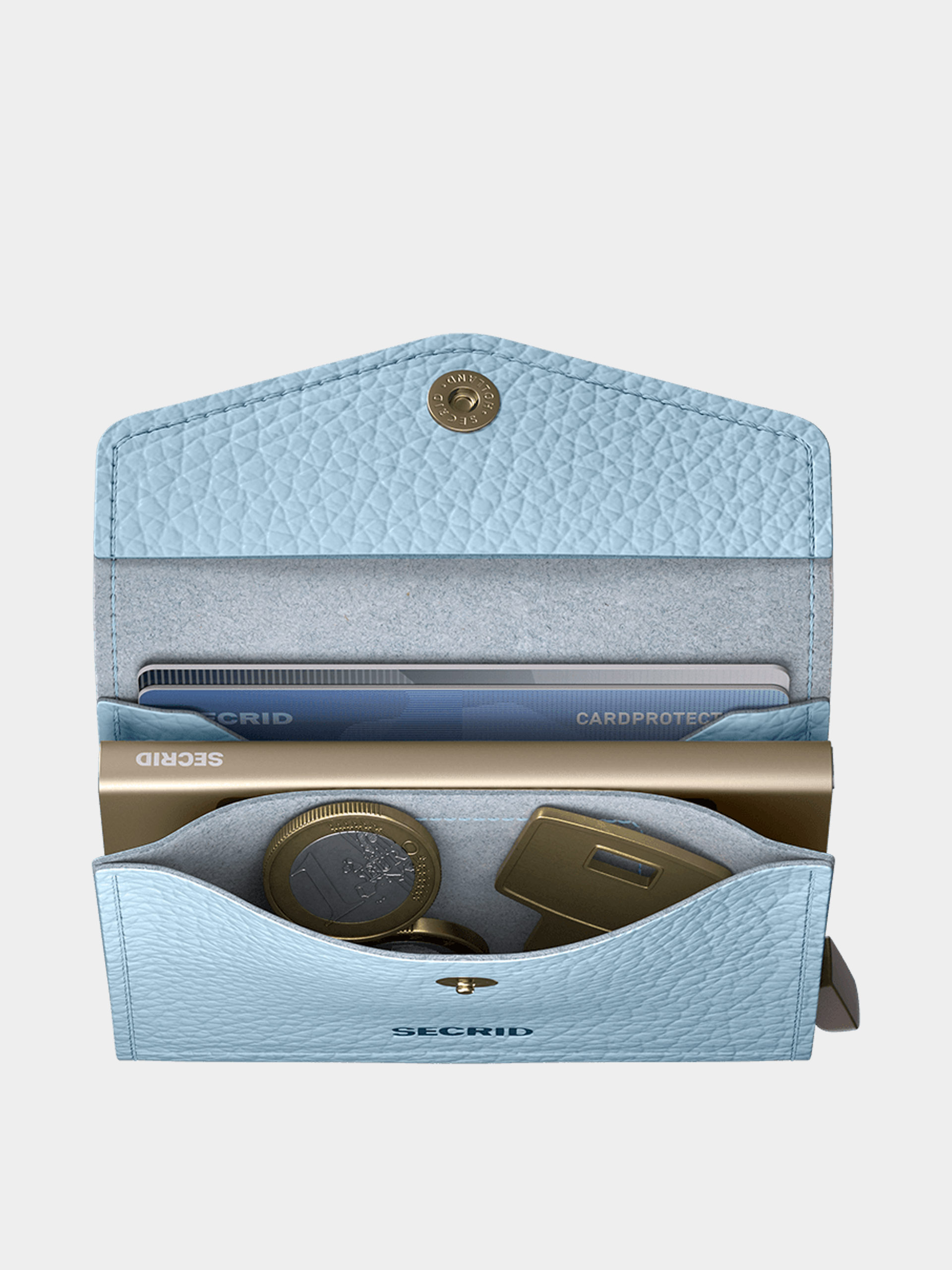Peňaženka Secrid Envelope (pebble ice blue)