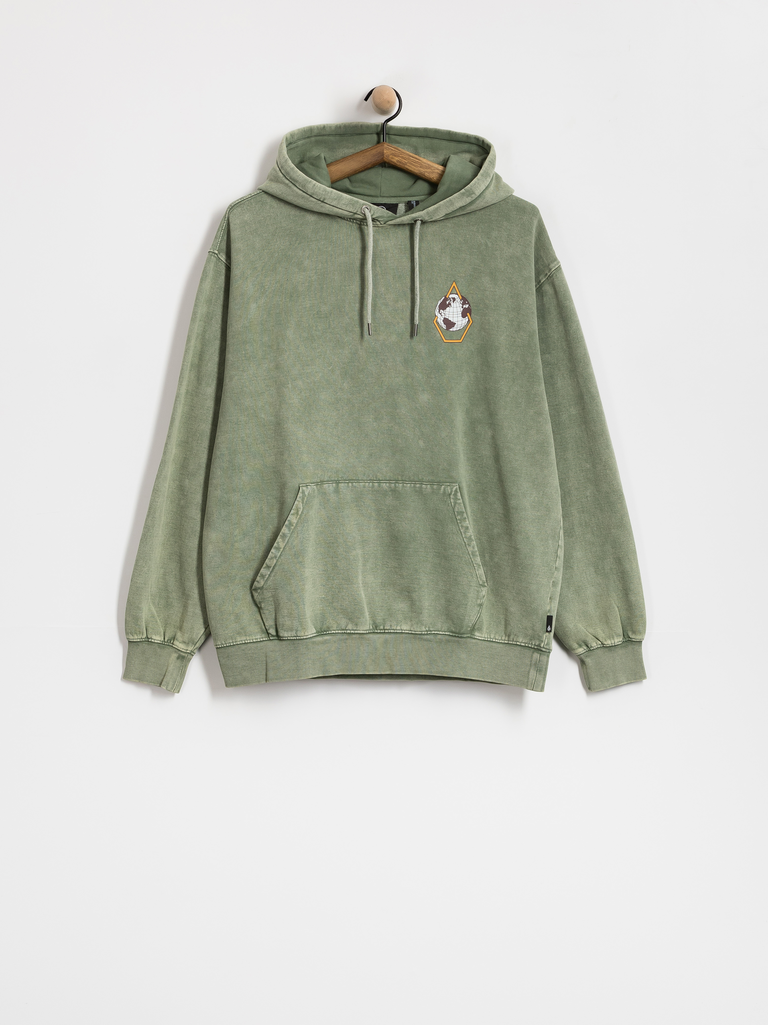 Mikina s kapucňou Volcom Earth Tripper HD (brolive)