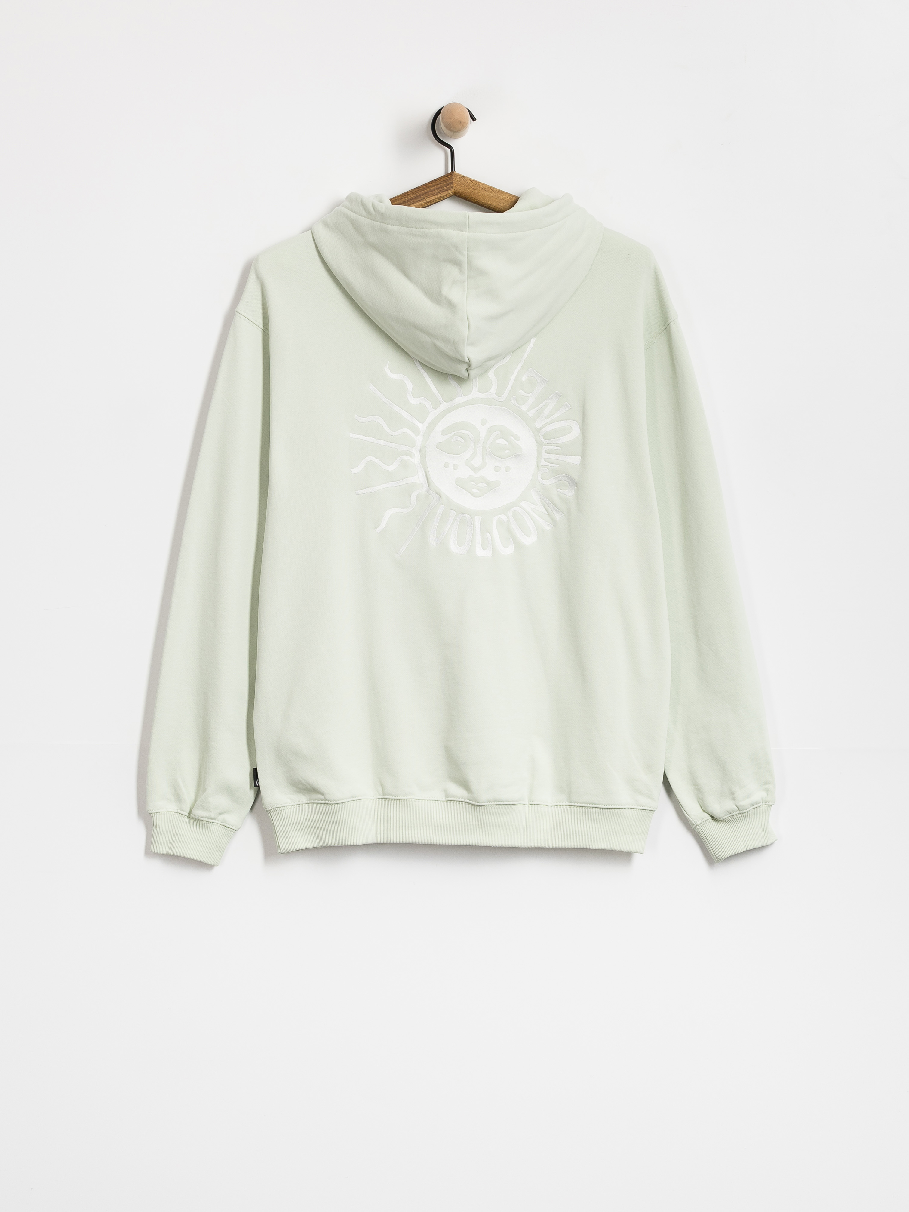 Mikina s kapucňou Volcom Handerry HD (pale aqua)