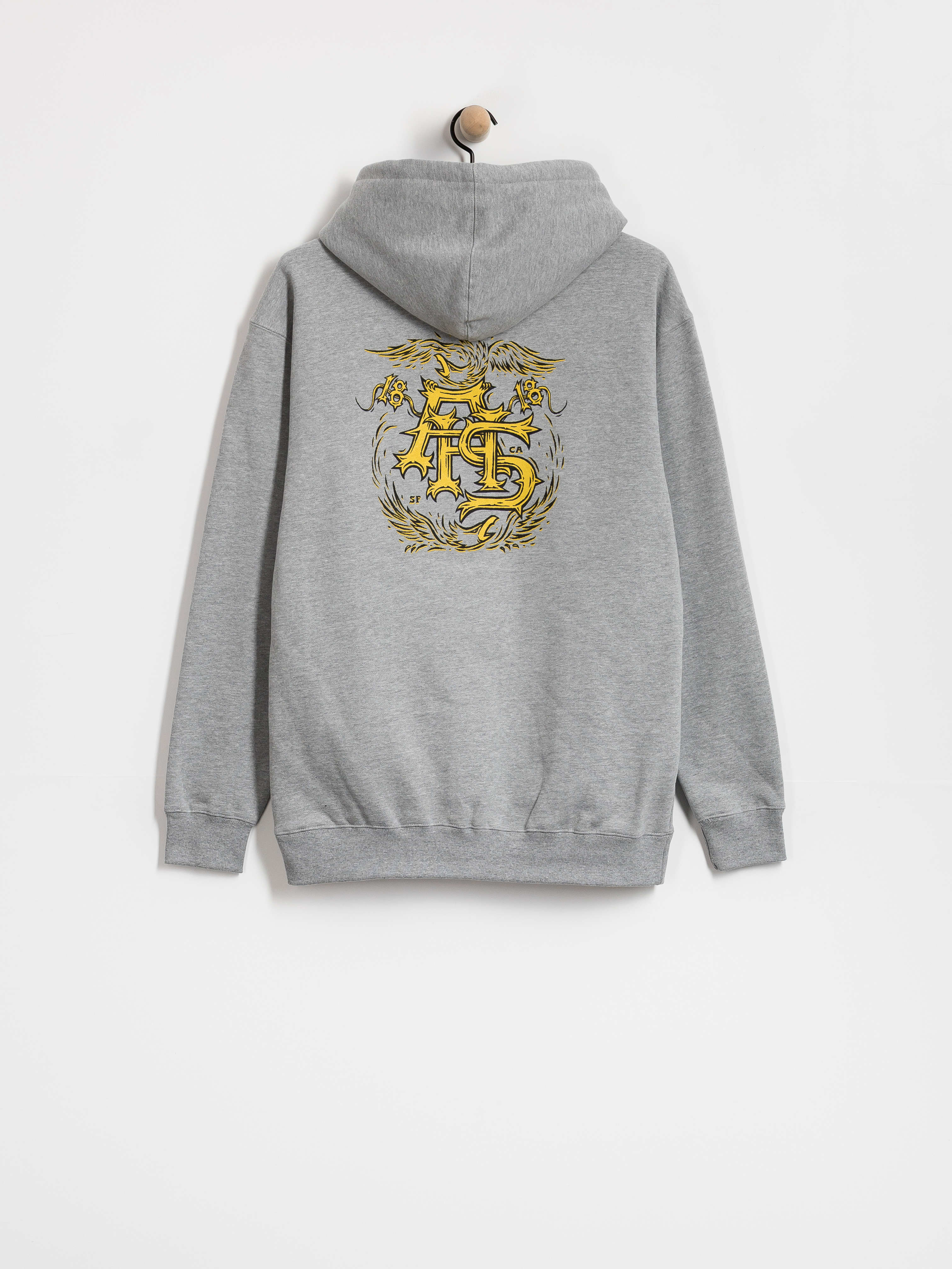 Mikina Antihero Customs (heather grey)