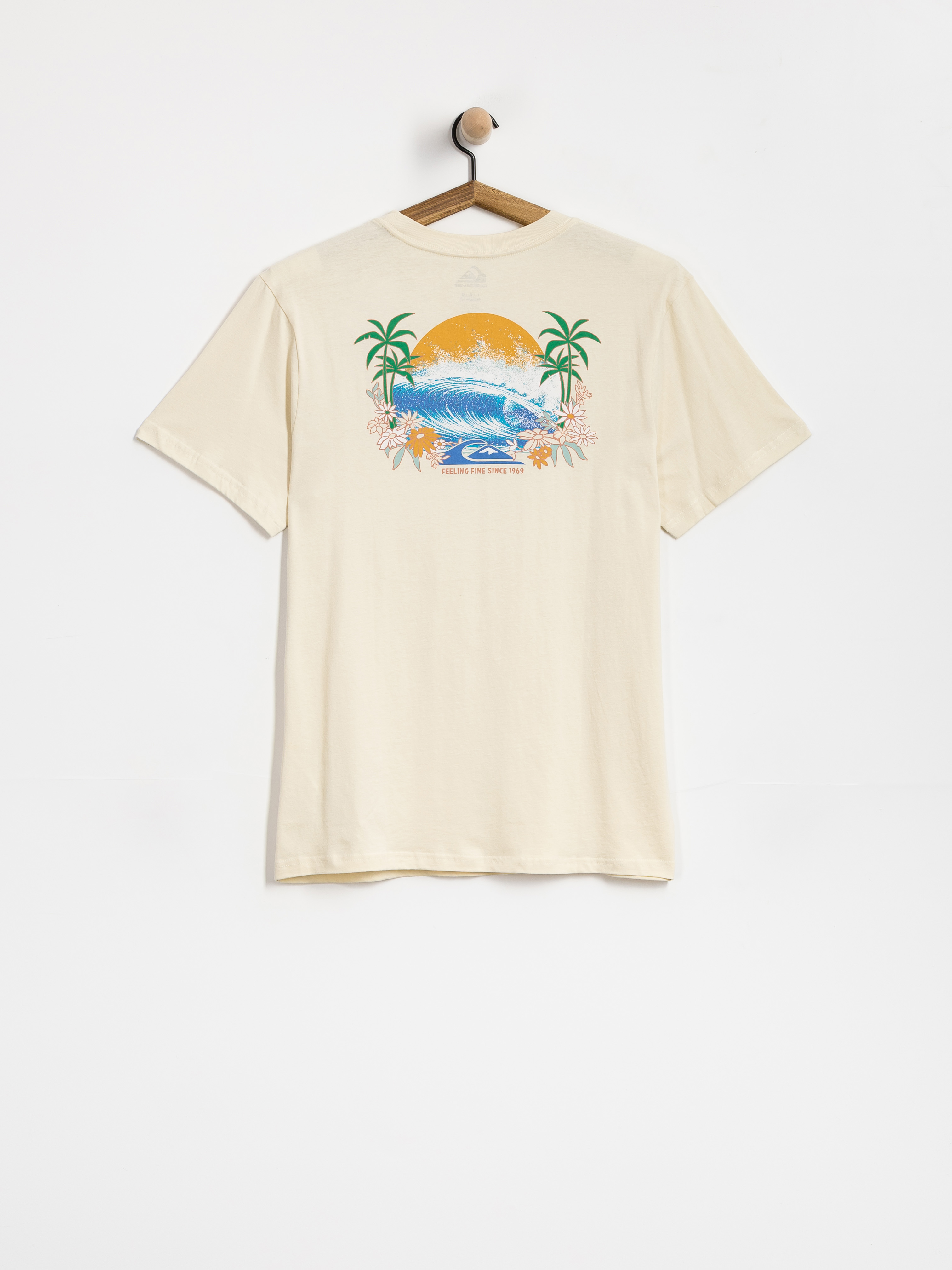 Tričko Quiksilver Ev Barrel Paradise (bone white)