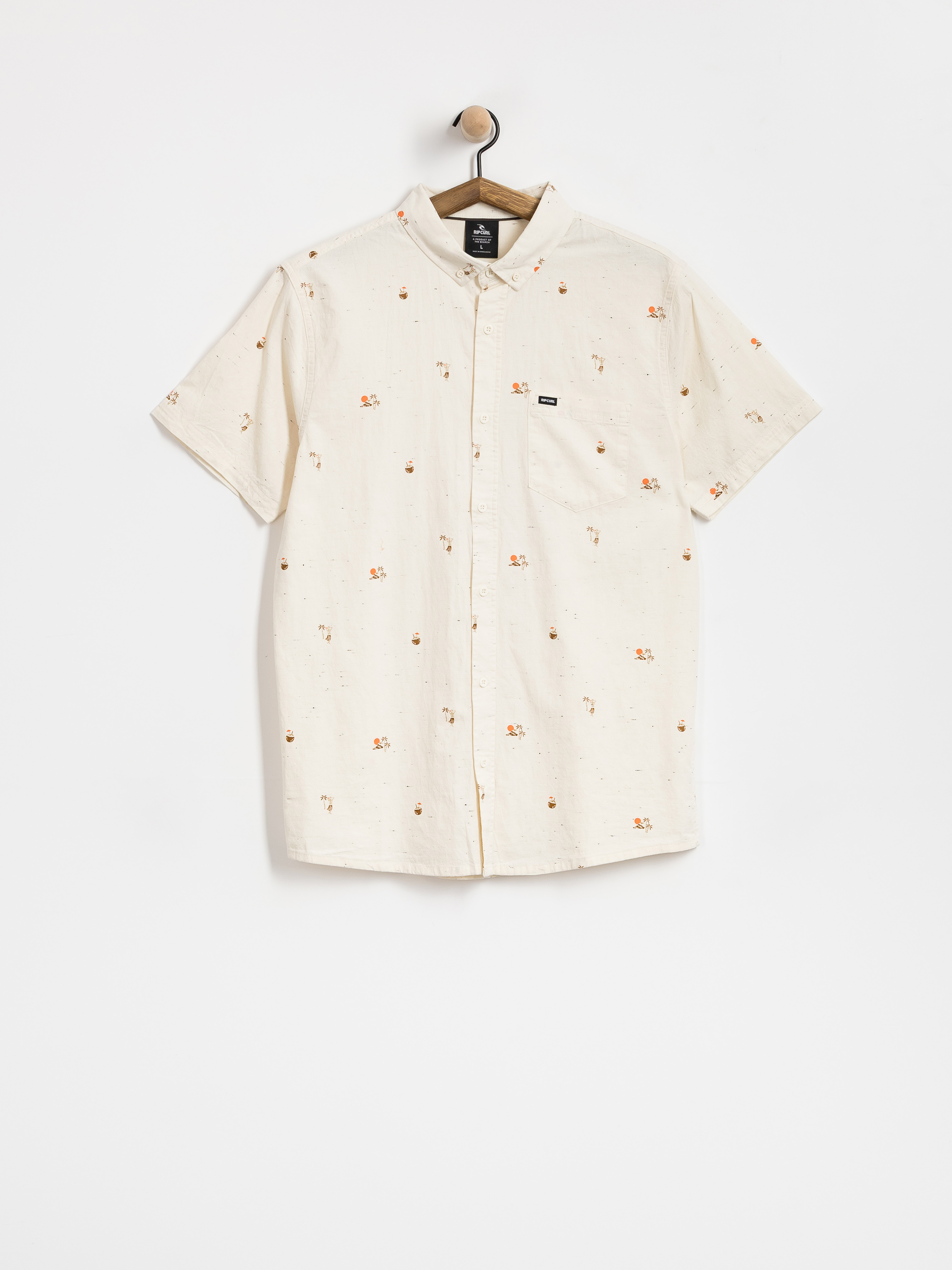 Košeľa Rip Curl Skelly Breach (off white)