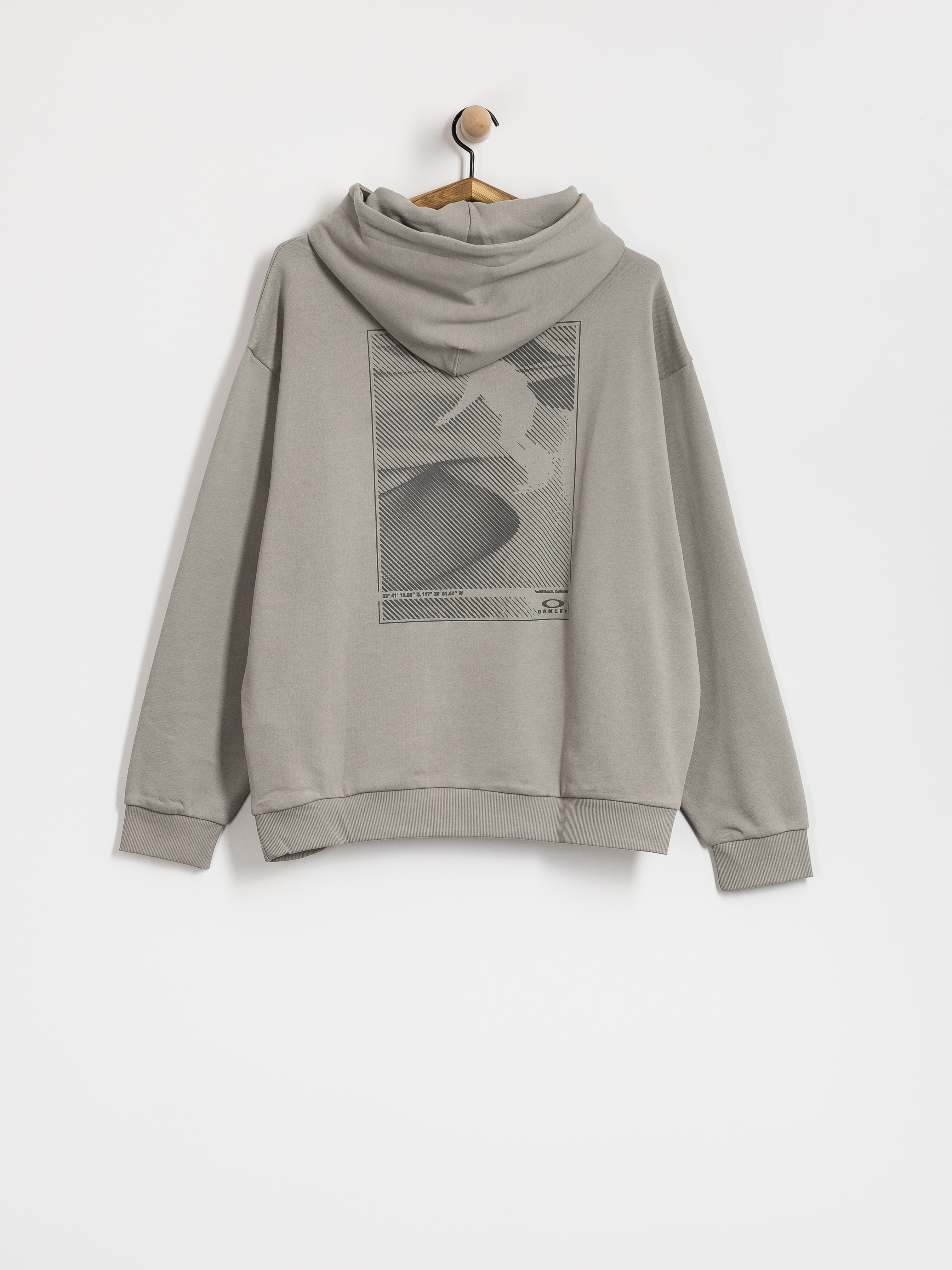 Mikina s kapucňou Oakley Sandboard HD (cement)