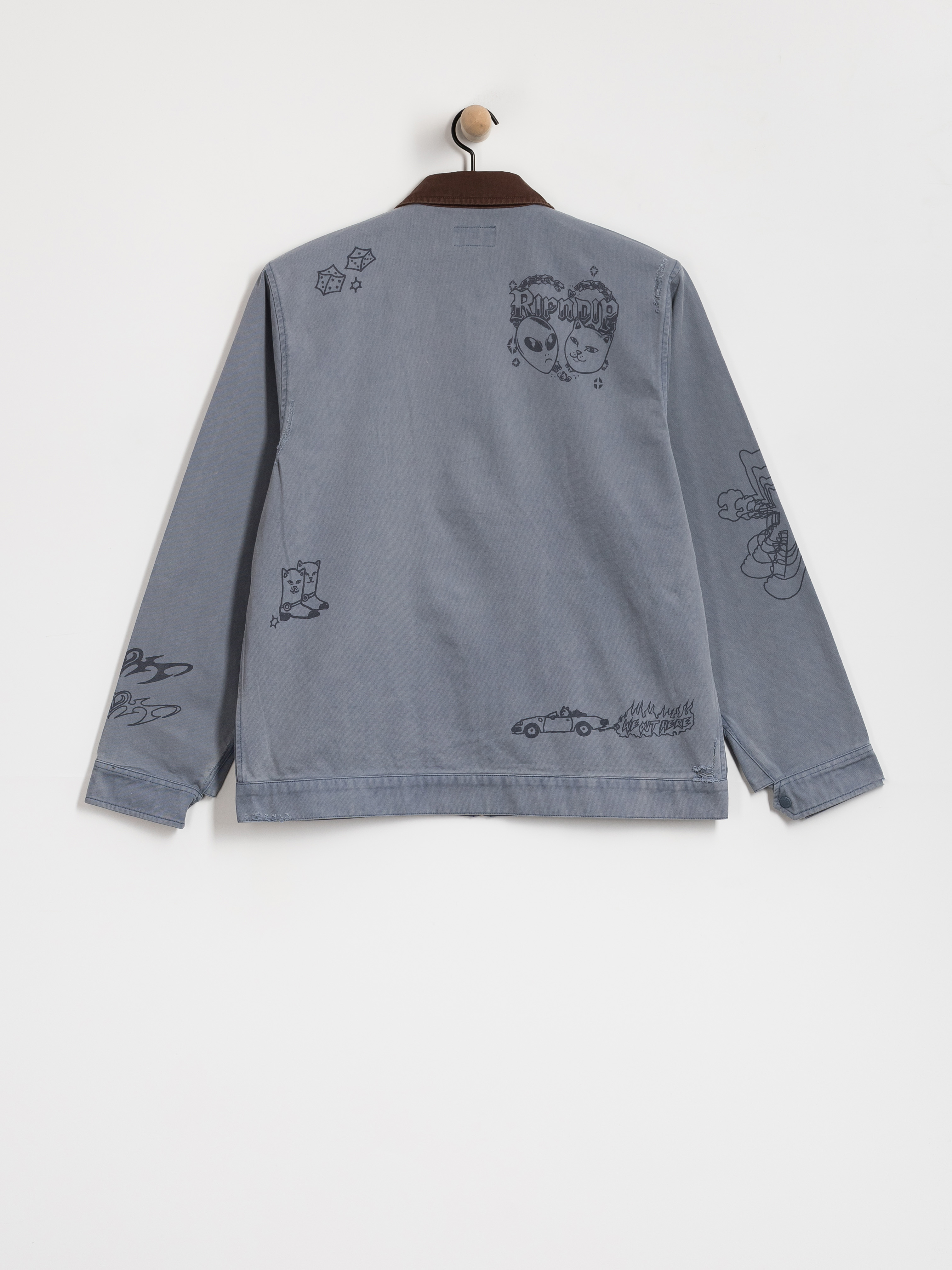Bunda RipNDip Westside Zip Up Work (slate)