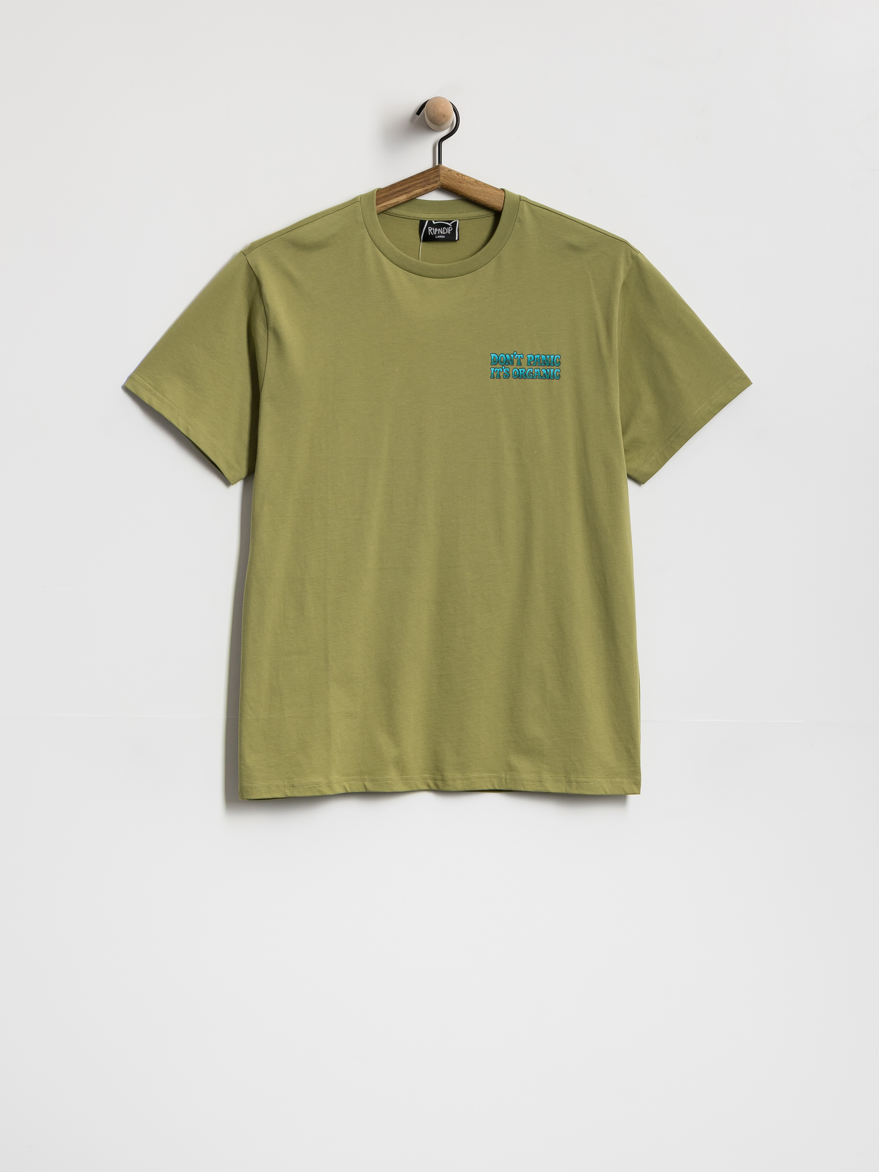 Tričko RipNDip Don'T Panic (light forest)