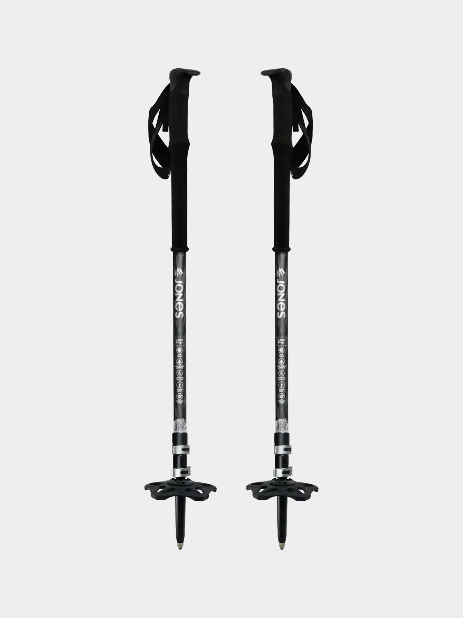 Lyžiarske palice Jones Snowboards Flip Lock Talon Pro (black)