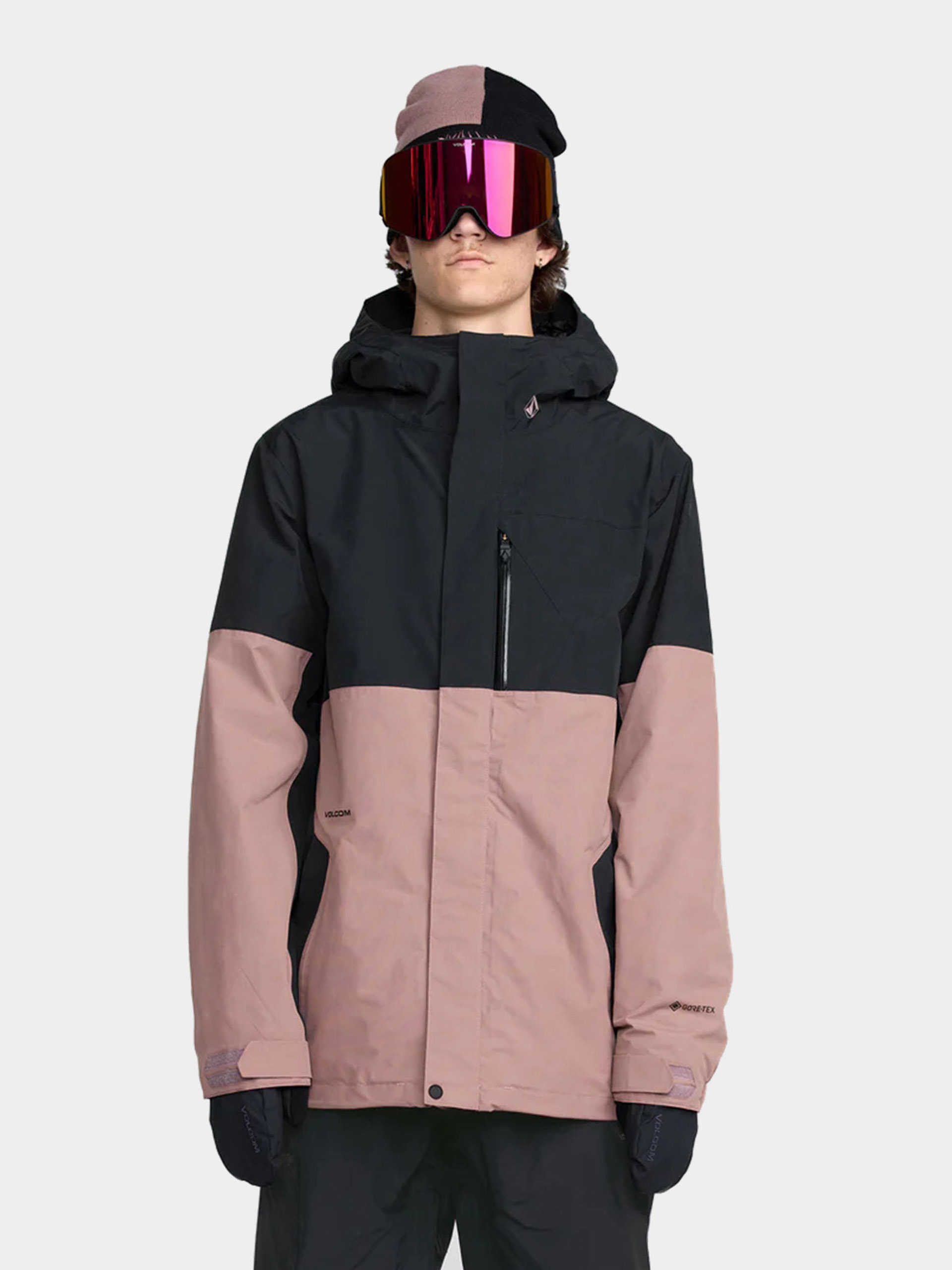 Pánska Snowboardová bunda Volcom L Gore Tex (mauve)