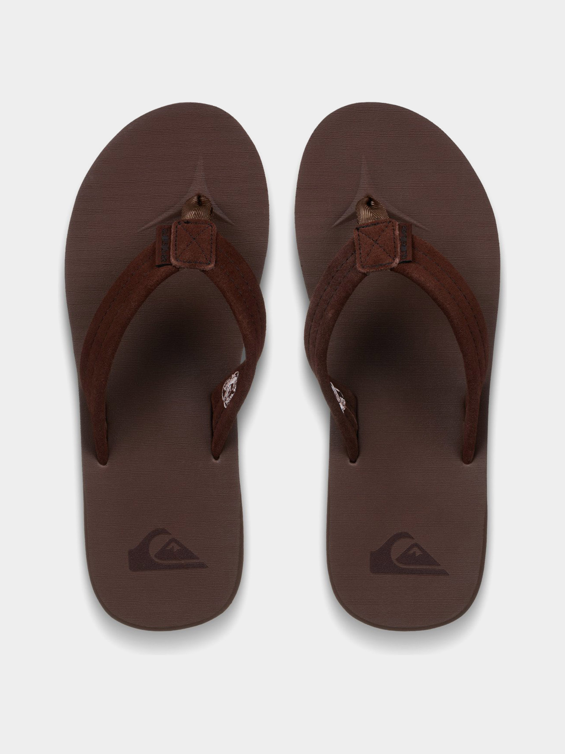Plážovky Quiksilver Carver Suede Recycled (brown)