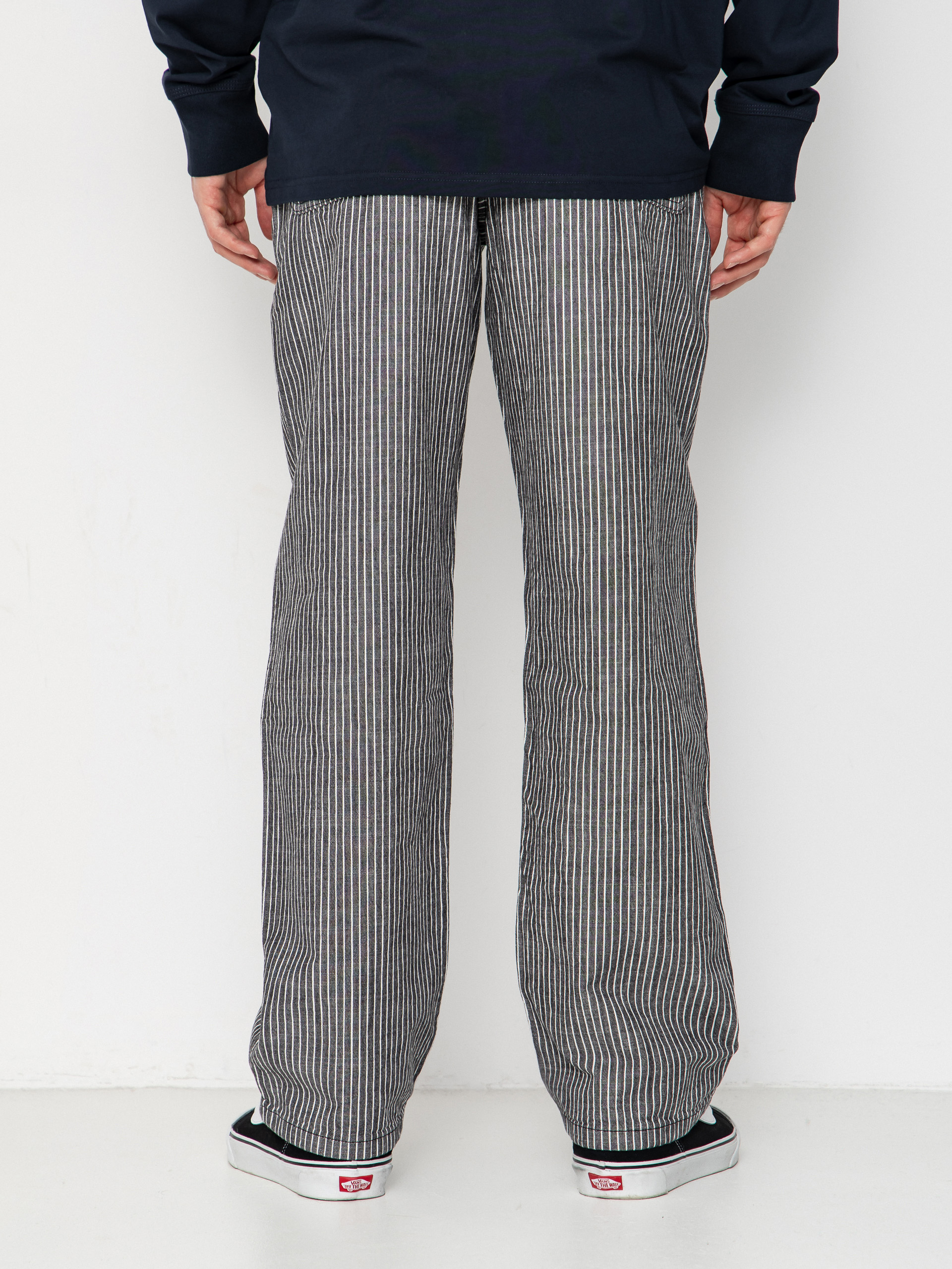 Nohavice Vans Chore Loose Stripe Denim (black/white)