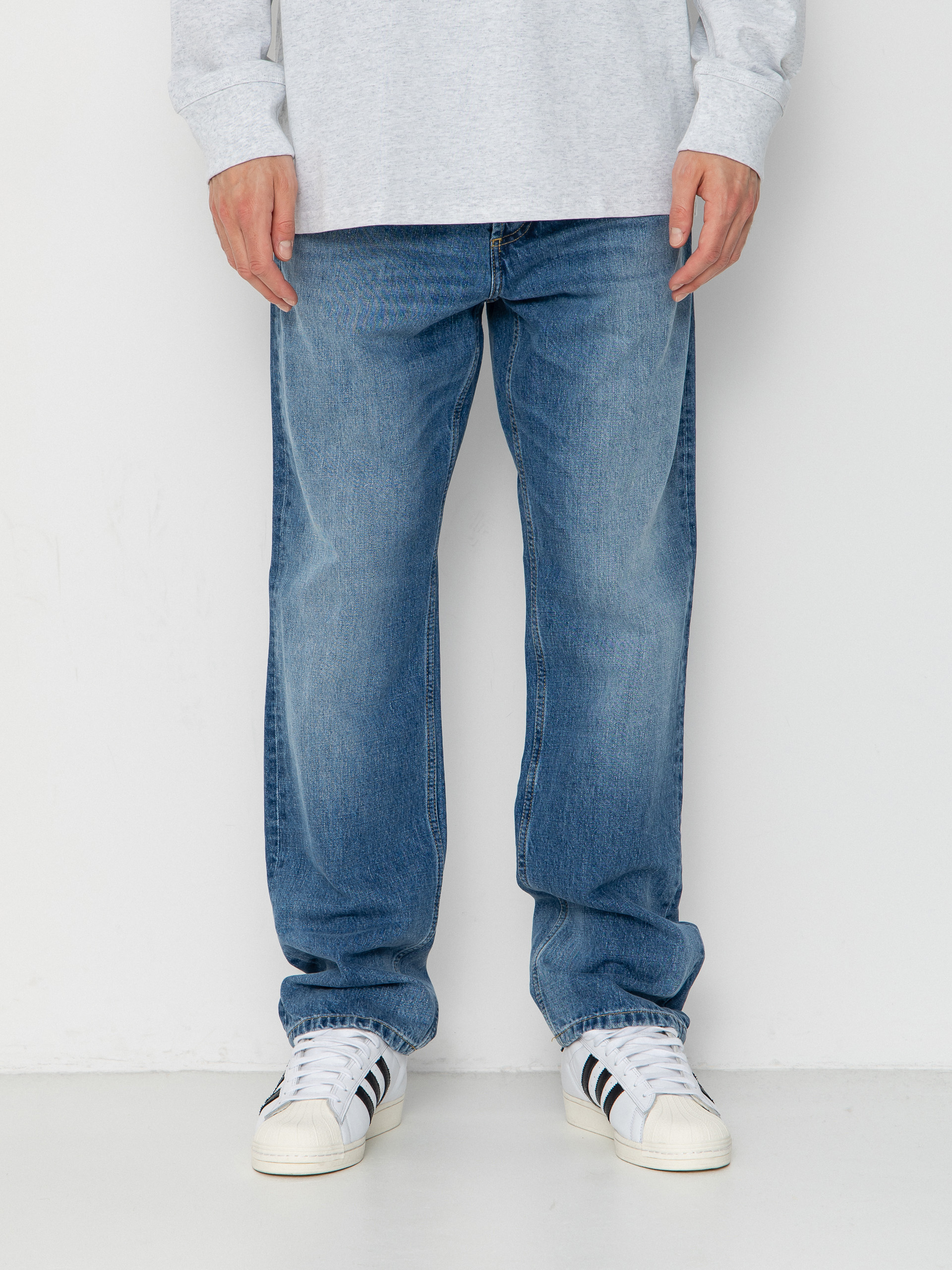 Nohavice Carhartt WIP Marlow (blue worn bleached)