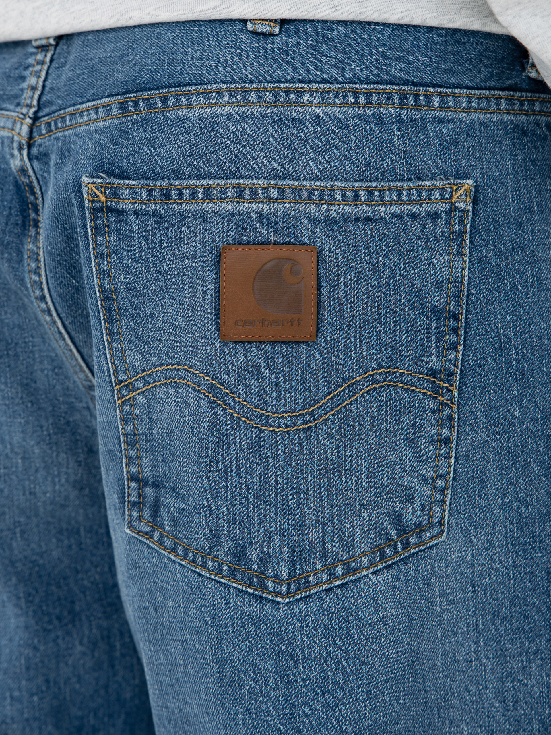 Nohavice Carhartt WIP Marlow (blue worn bleached)