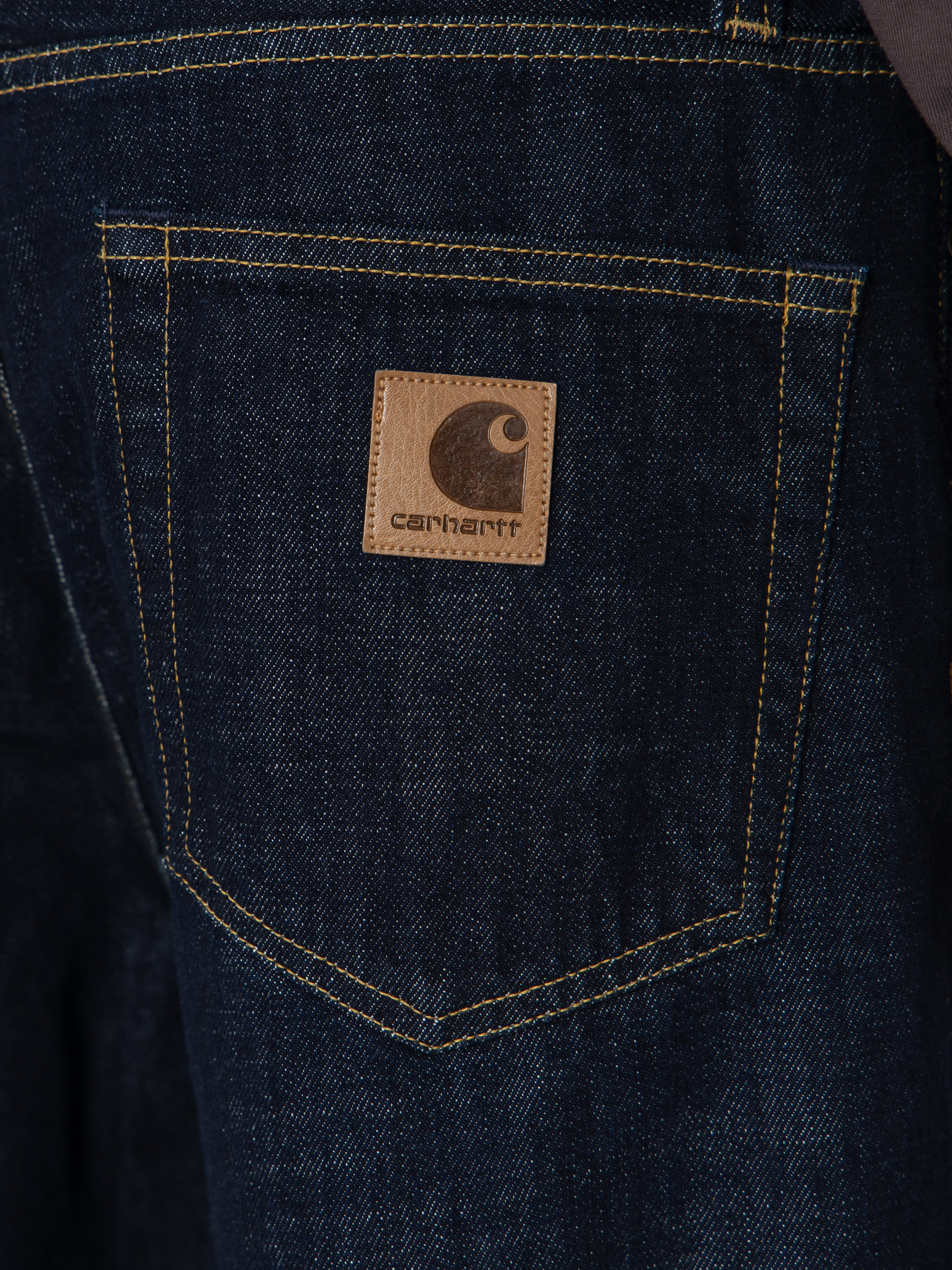 Nohavice Carhartt WIP Aaron (blue rinsed)