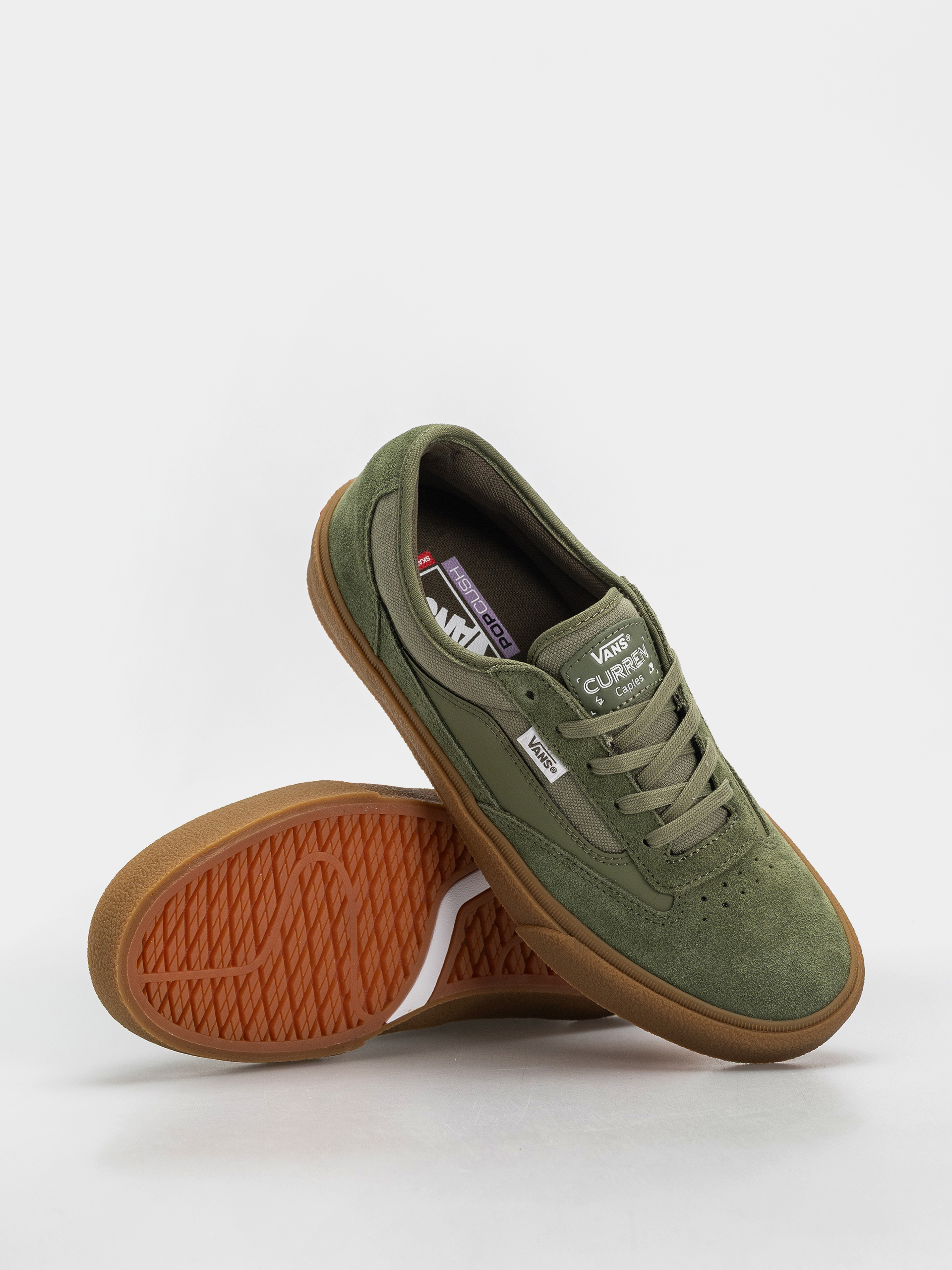 Topánky Vans Skate Curren Caples (green/gum)