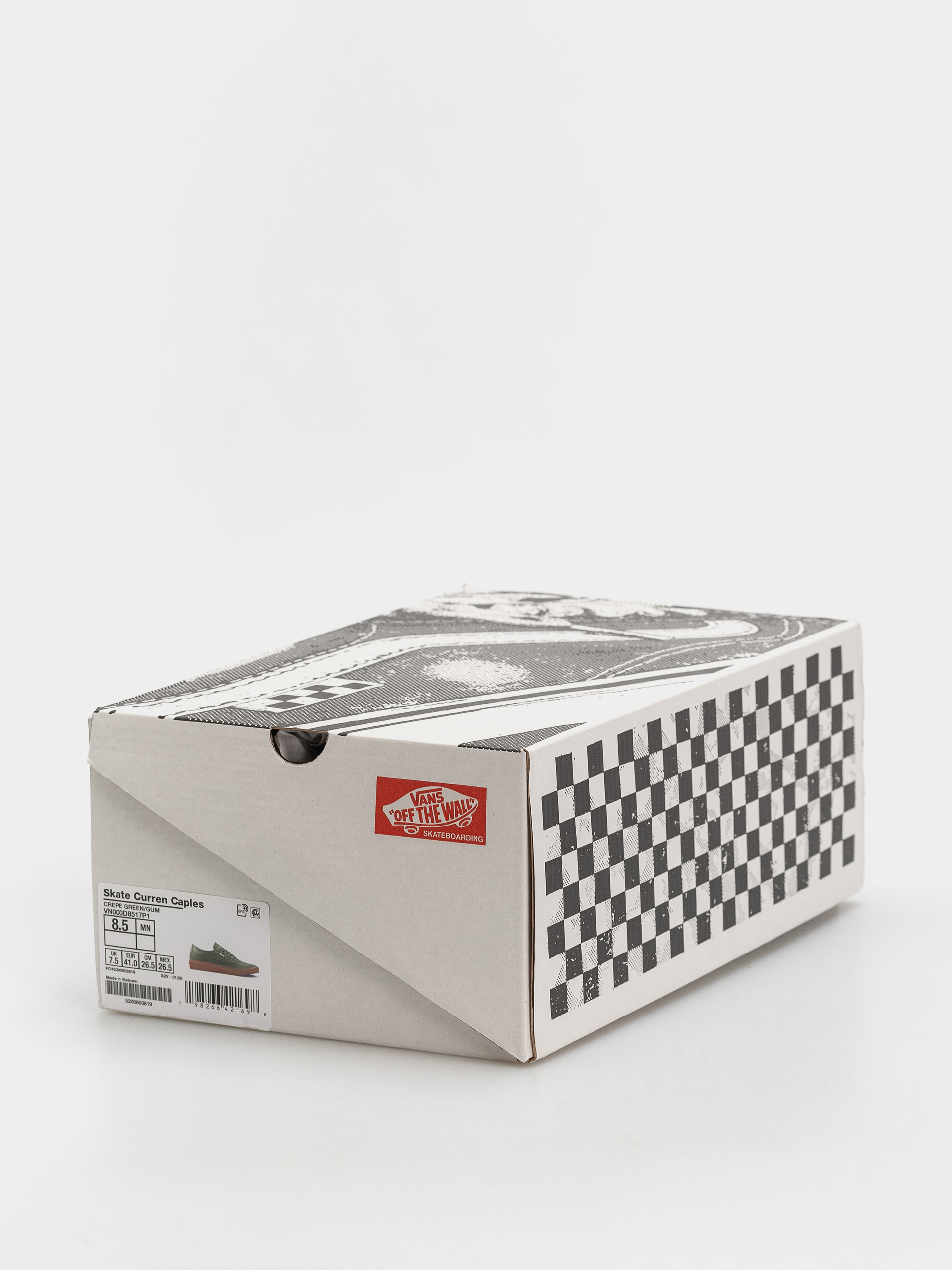 Topánky Vans Skate Curren Caples (green/gum)