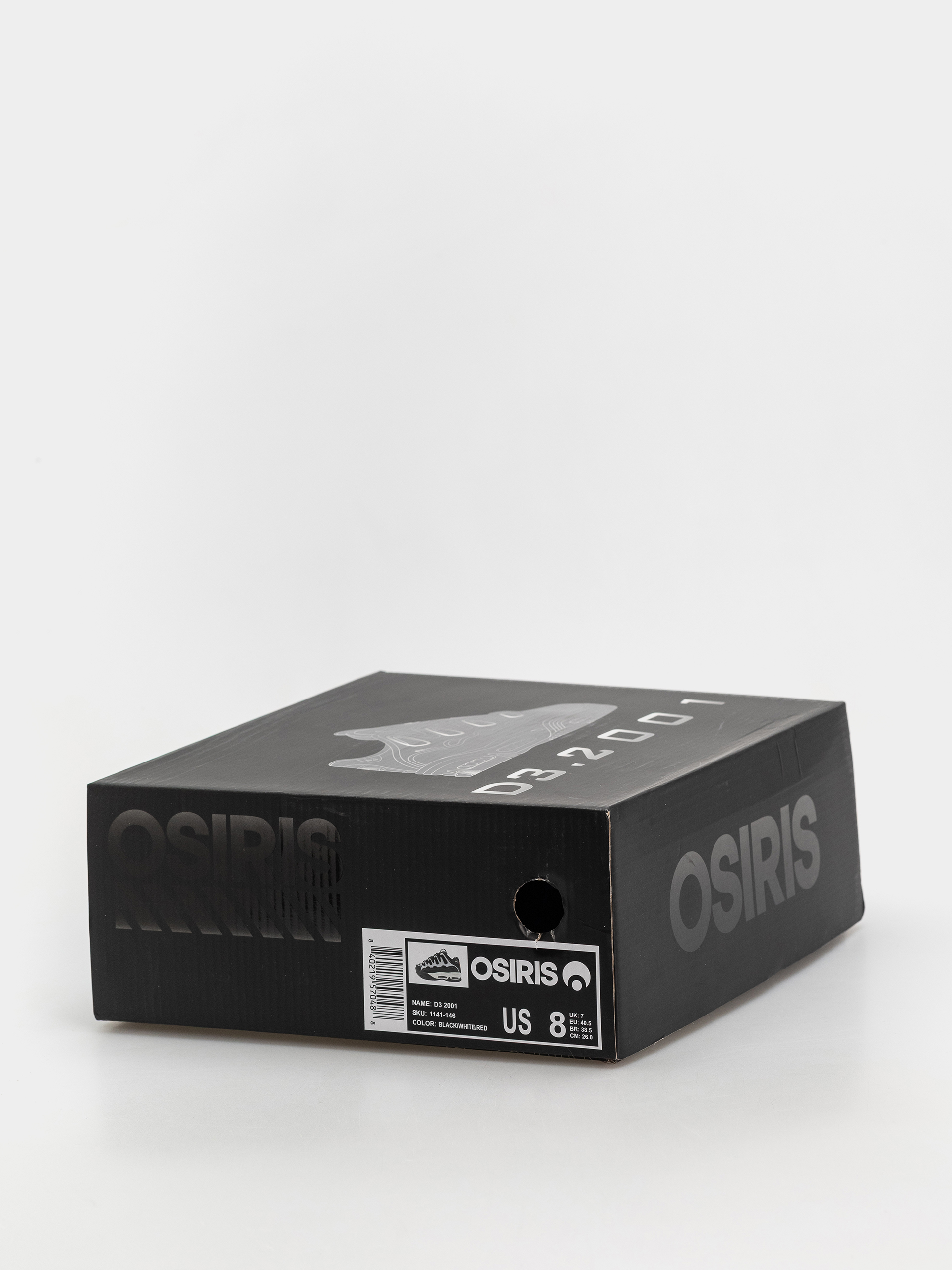 Topánky Osiris D3 2001 (black/white/red)