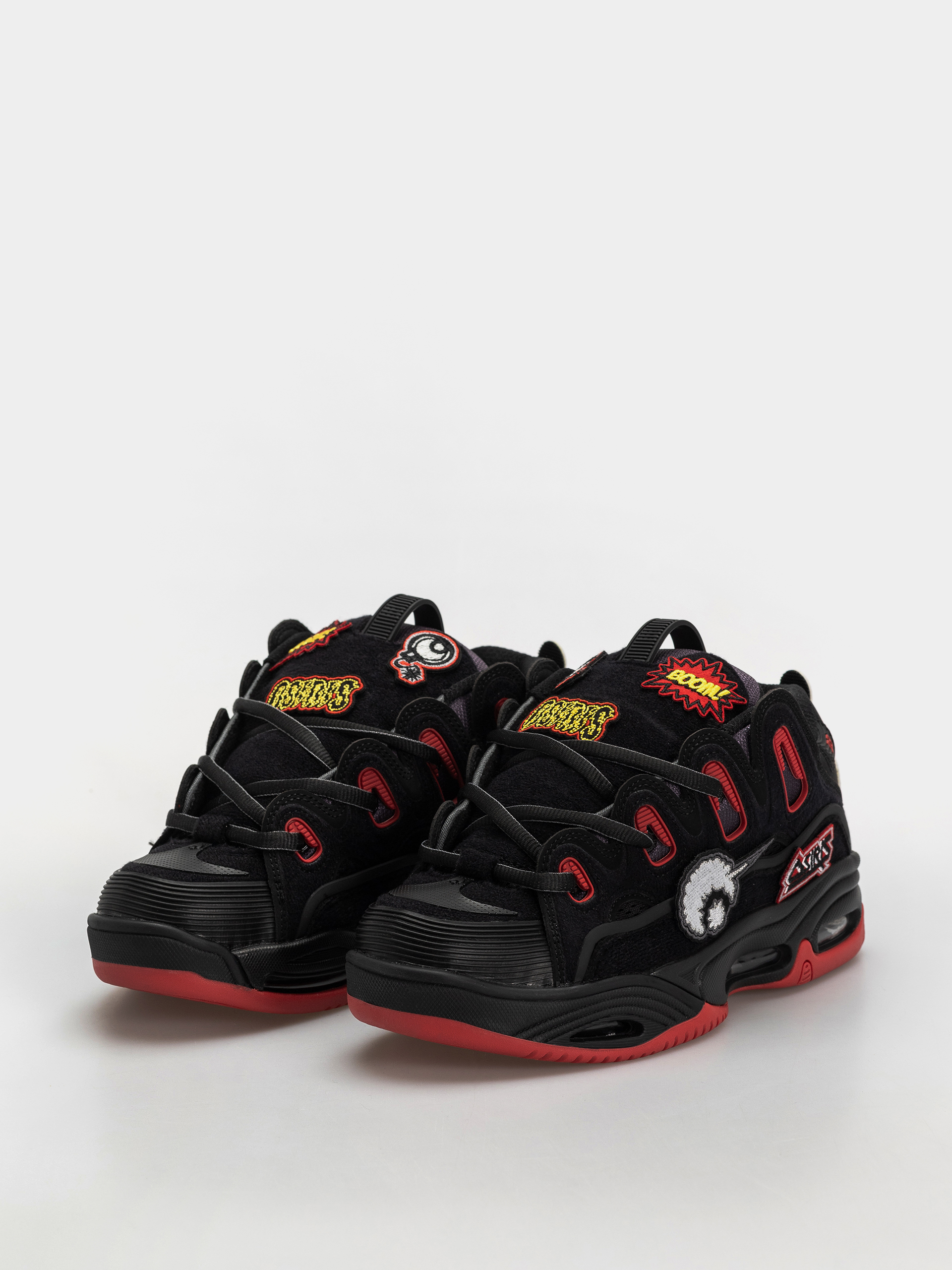 Topánky Osiris D3 2001 (black/red/velcro)