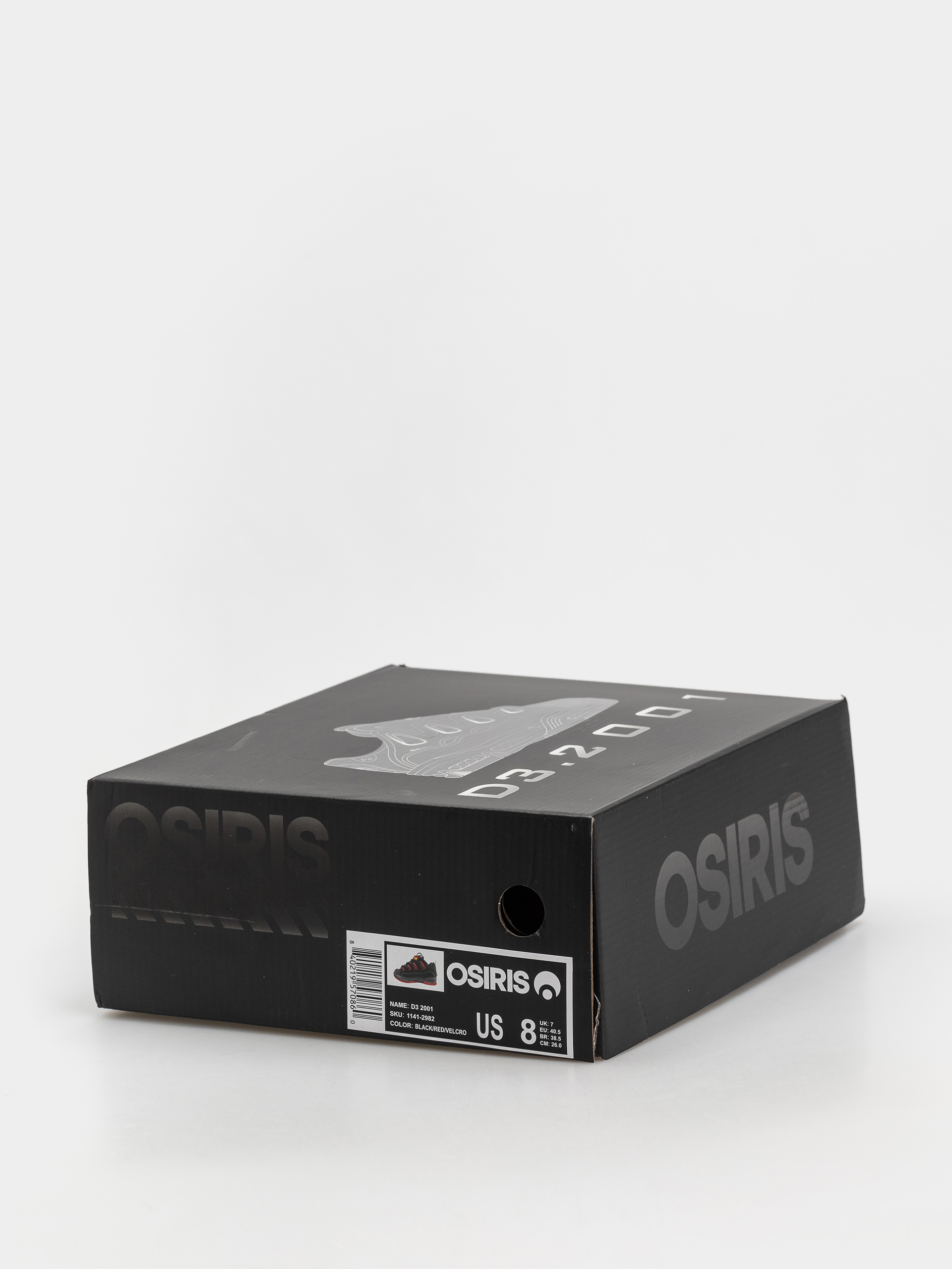 Topánky Osiris D3 2001 (black/red/velcro)