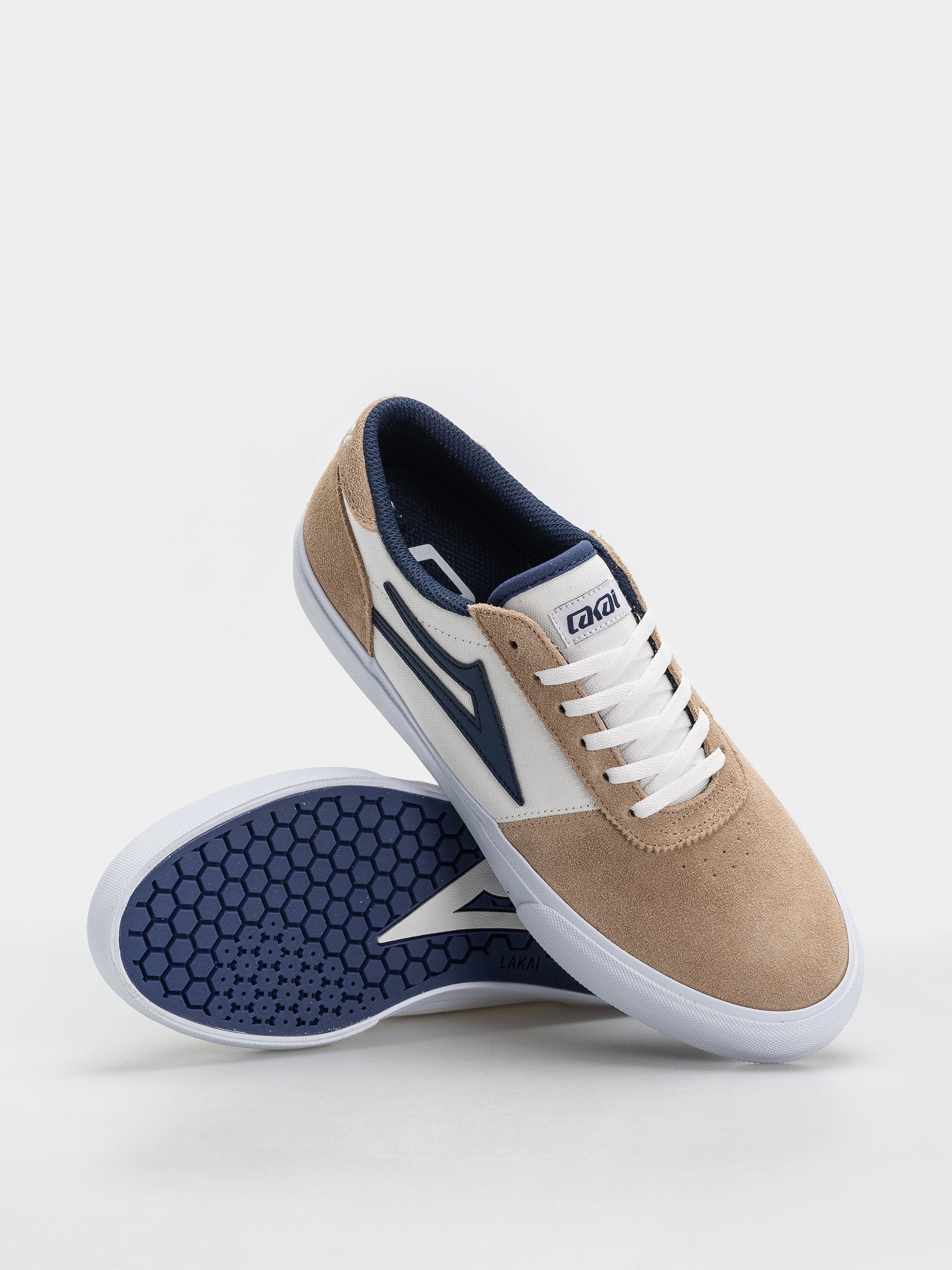 Topánky Lakai Manchester (white/tan/navy)