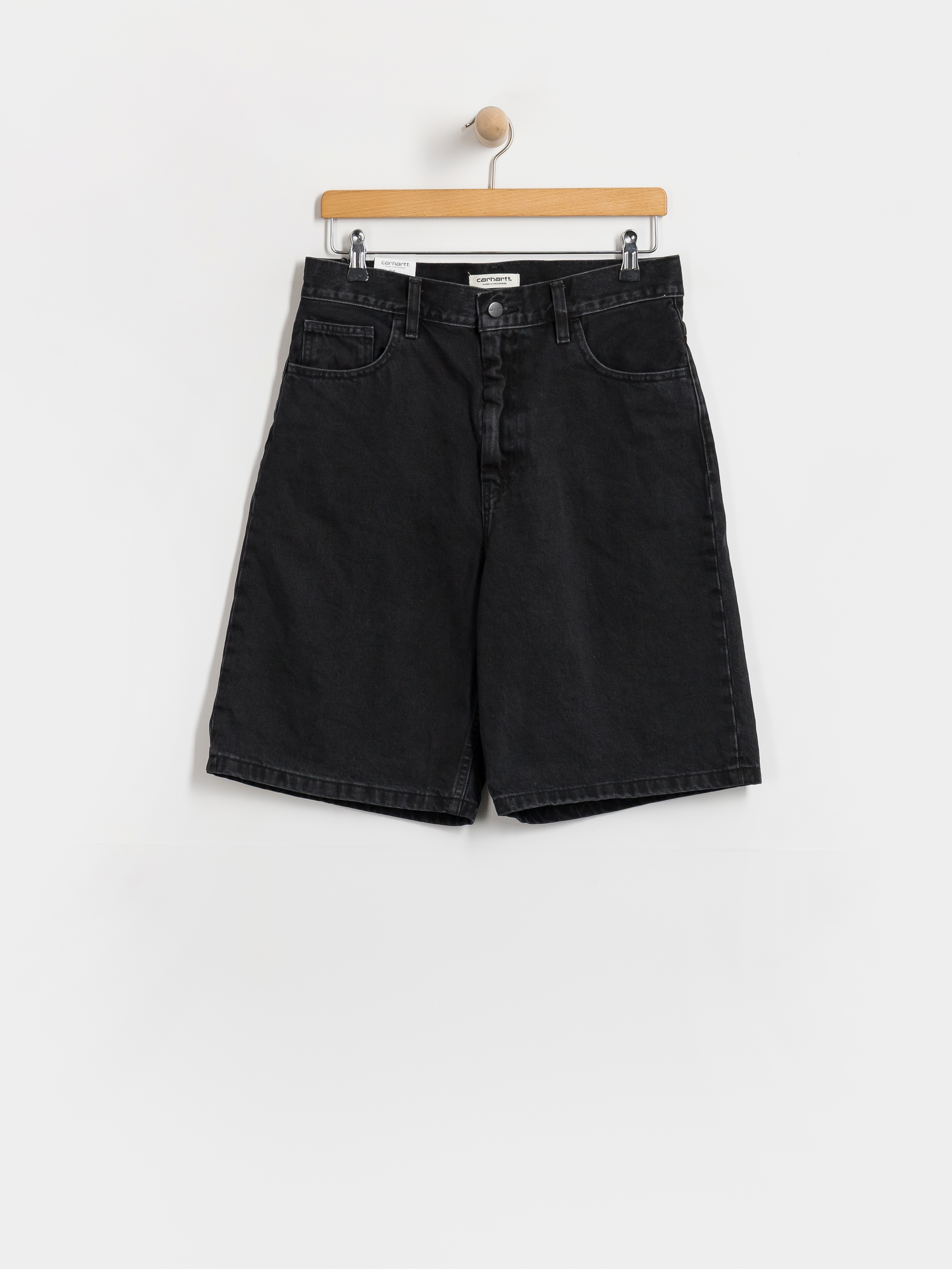 Kraťasy Carhartt WIP Brandon Wmn (black stone washed)