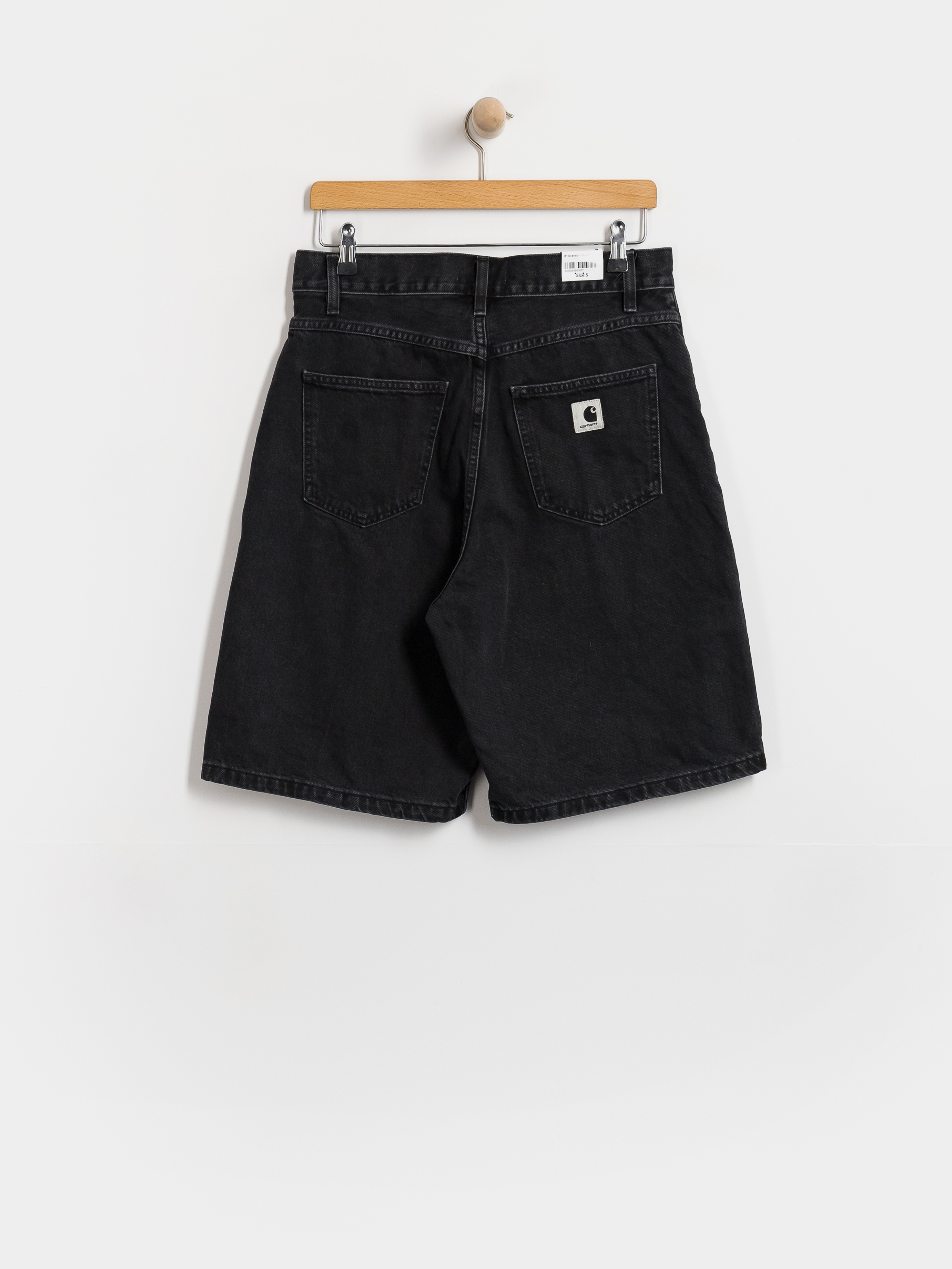Kraťasy Carhartt WIP Brandon Wmn (black stone washed)