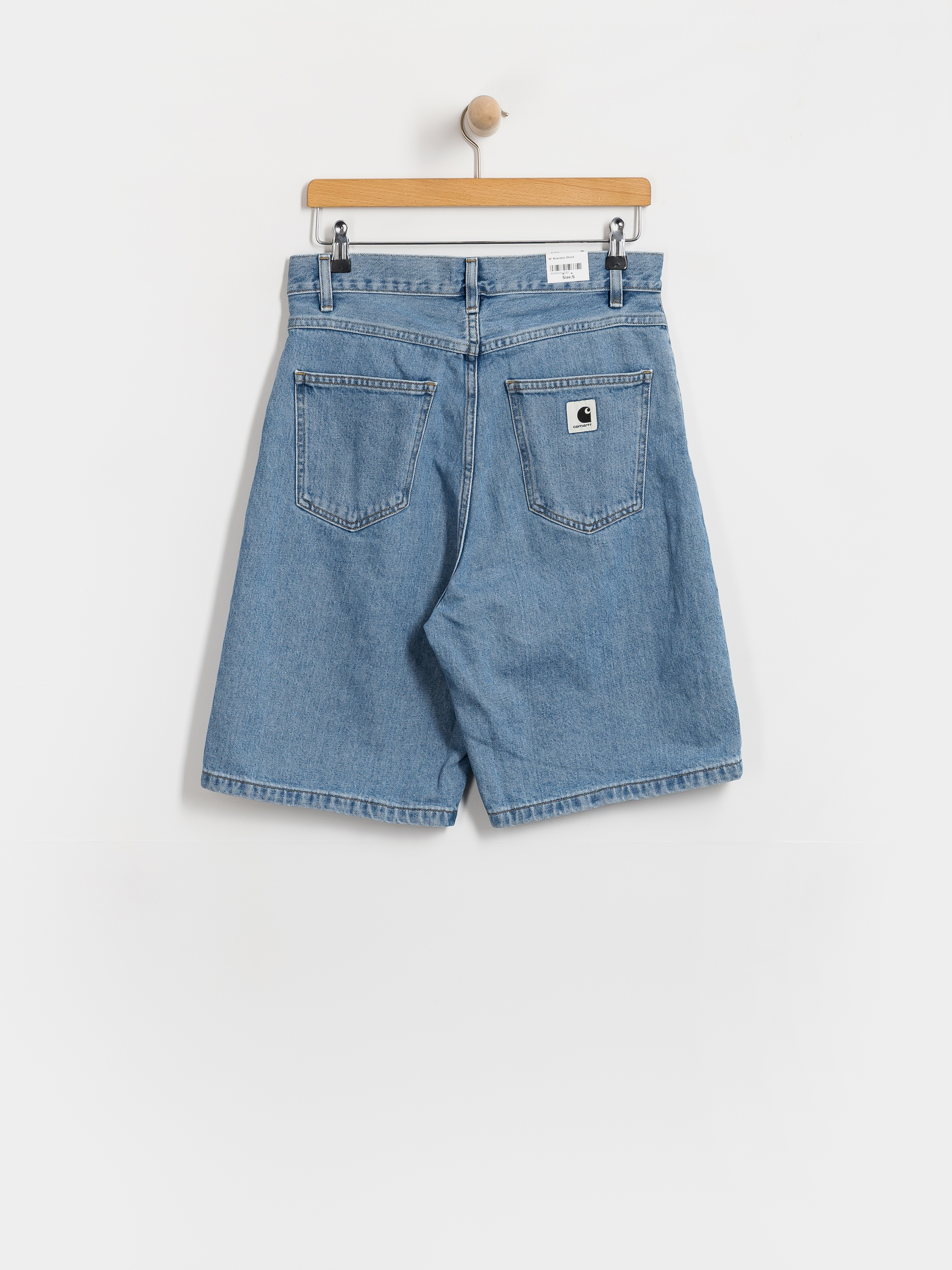 Kraťasy Carhartt WIP Brandon Wmn (blue stone bleached)