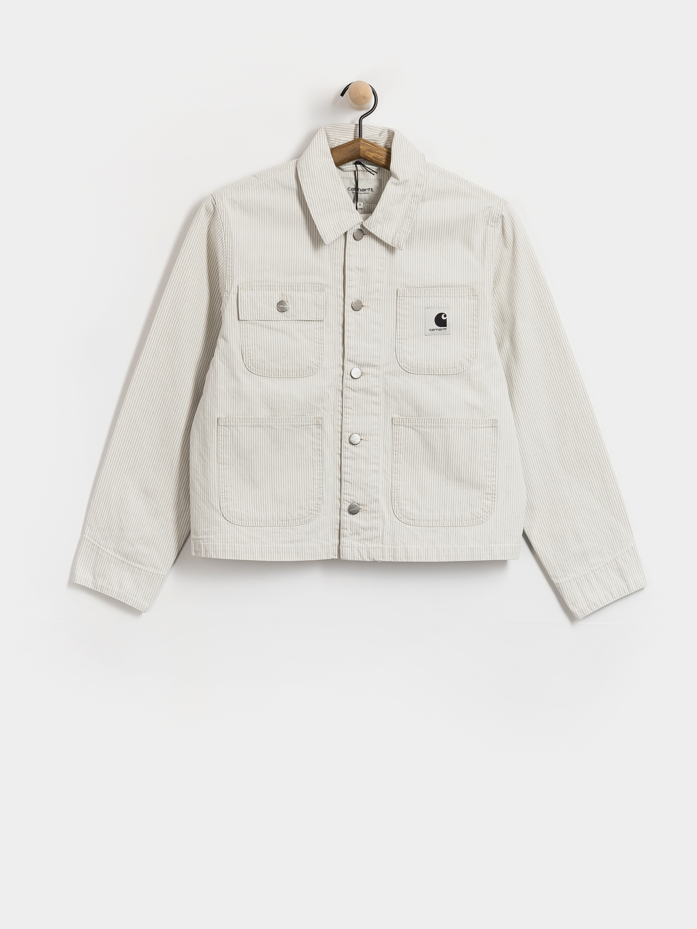 Bunda Carhartt WIP Mercer Chore Coat Wmn (mercer stripe/graphite/wax)