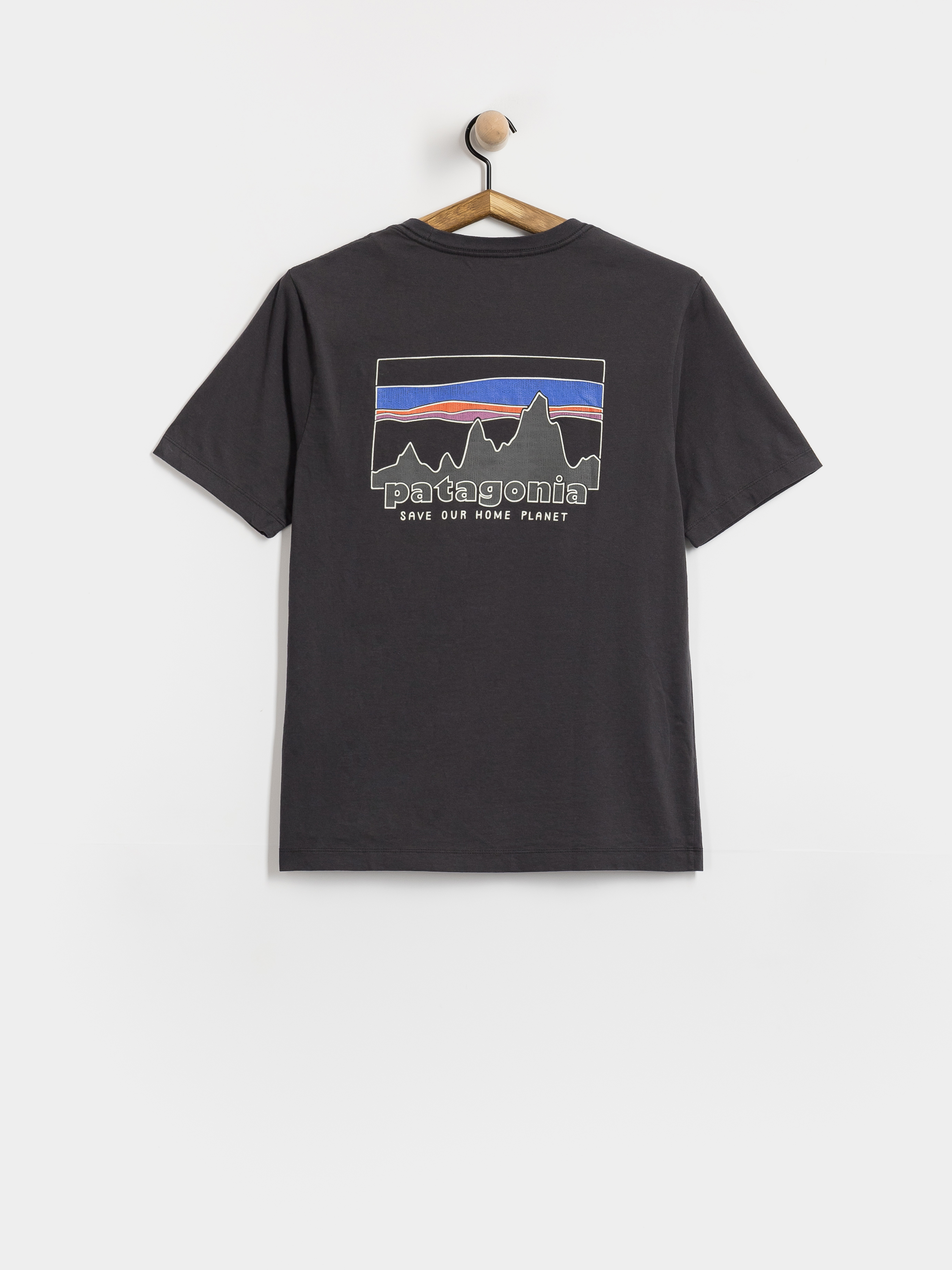 Tričko Patagonia 73 Skyline (ink black)