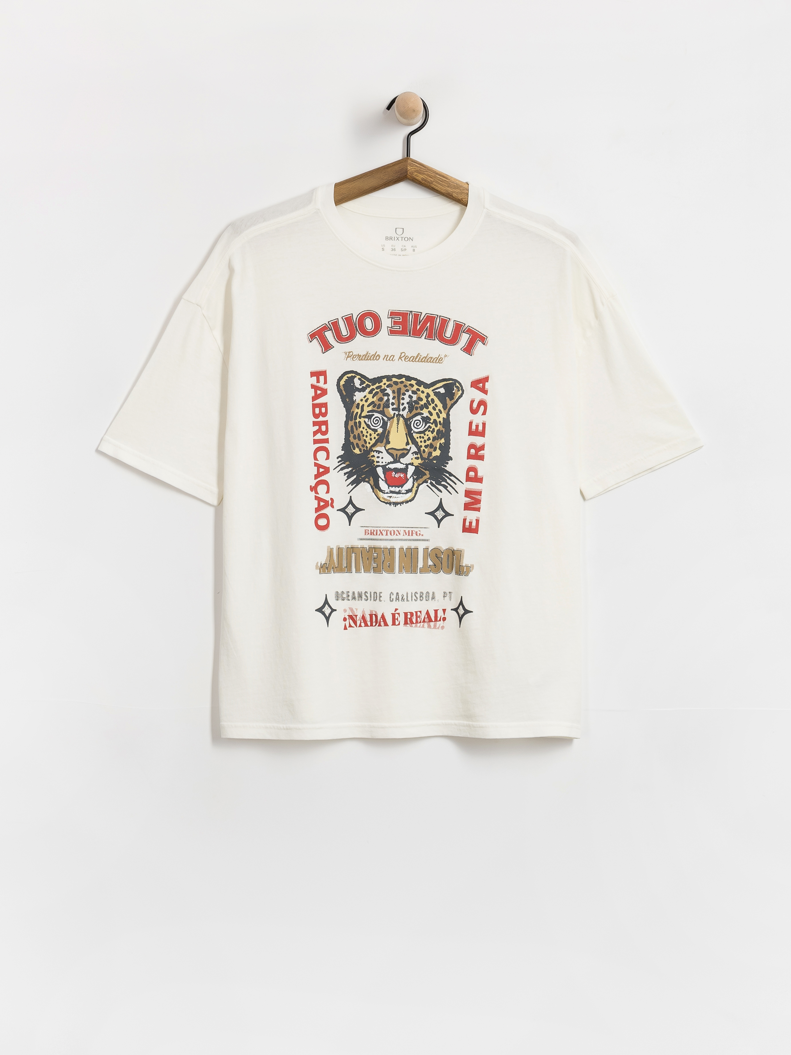 Tričko Brixton The Getaway Oversized Bf Wmn (vintage white)