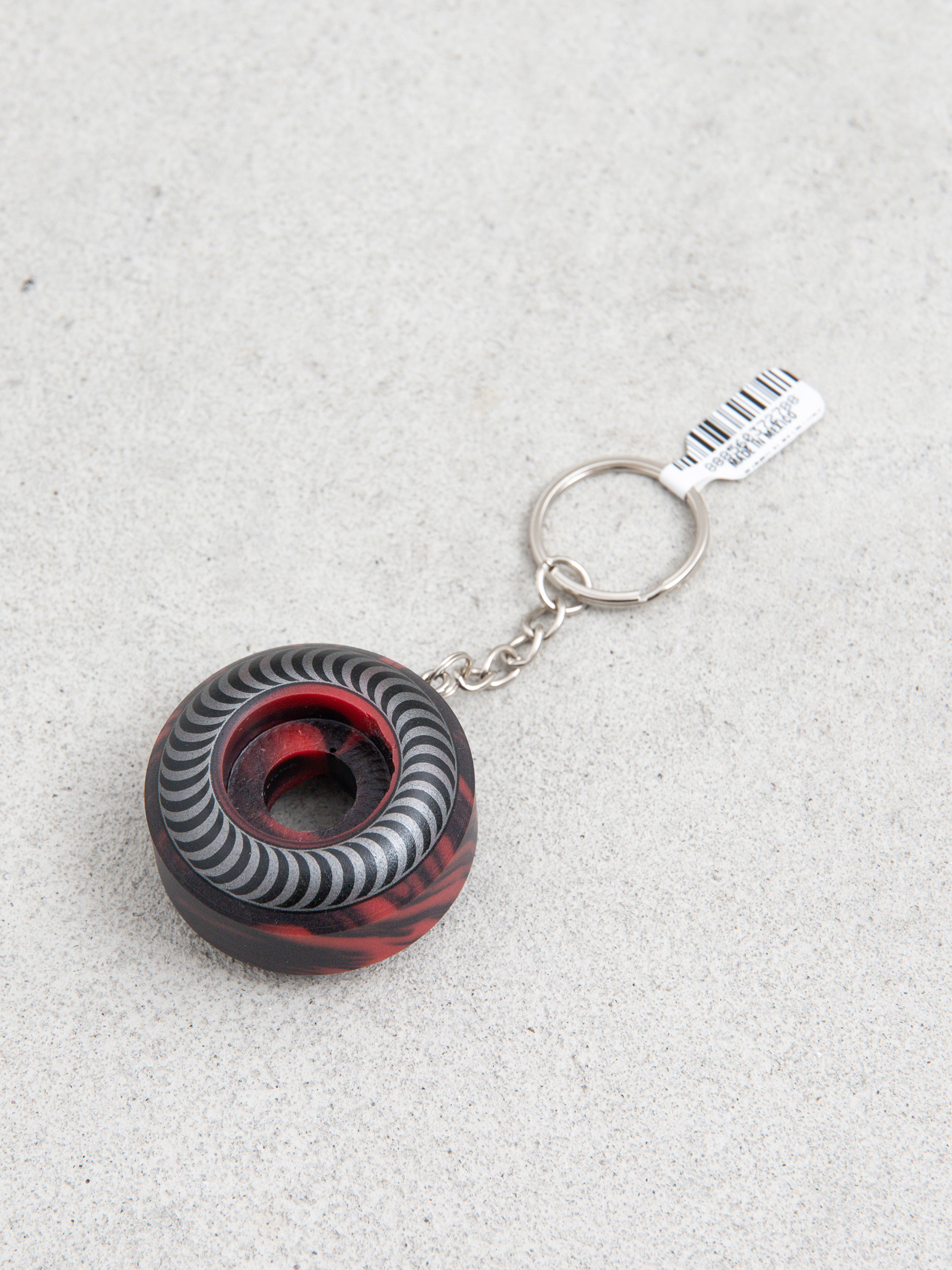 Kľúčenka Spitfire Wheel Keychain (red swirl)