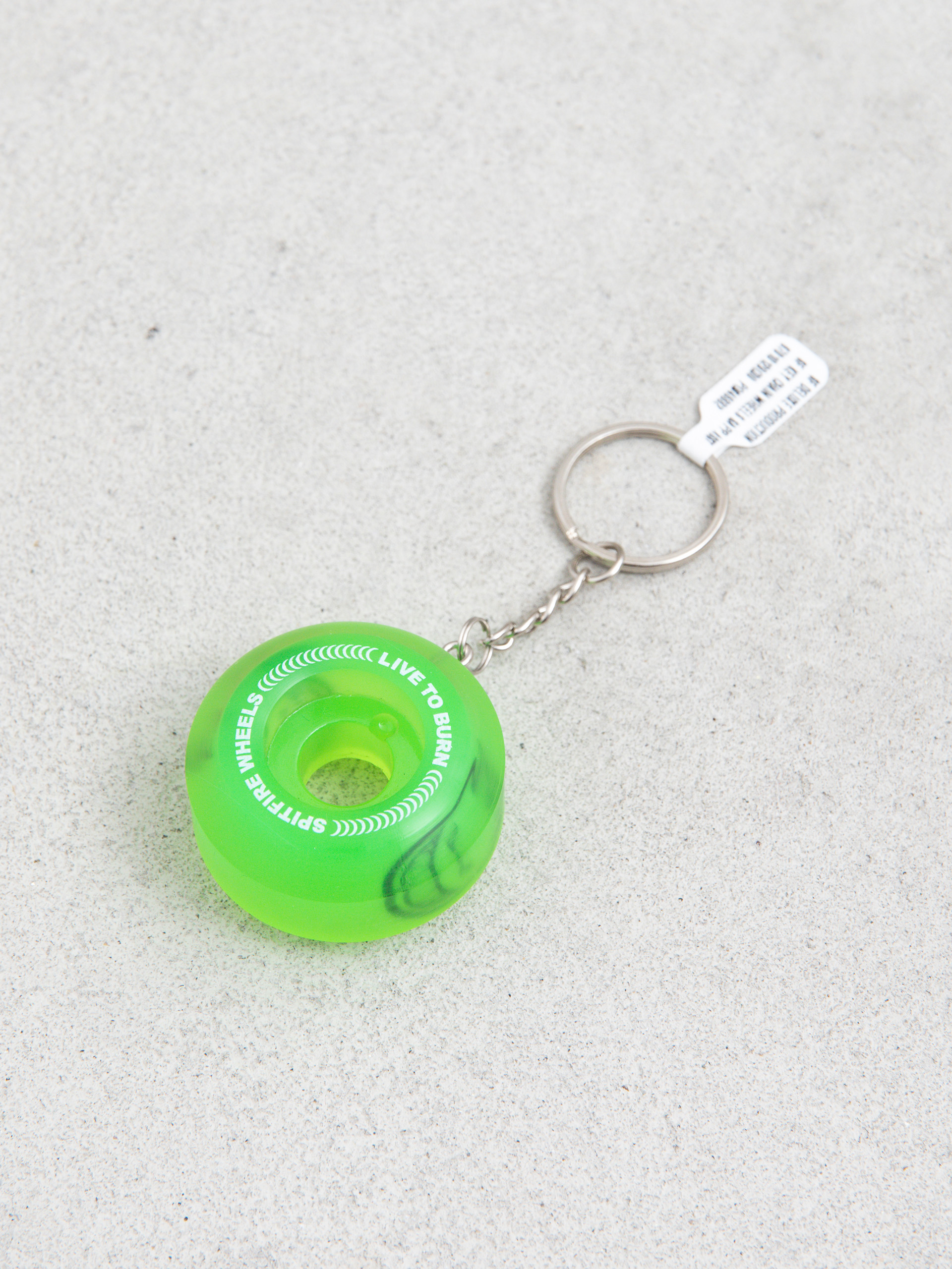 Kľúčenka Spitfire Wheel Keychain (transparent green)