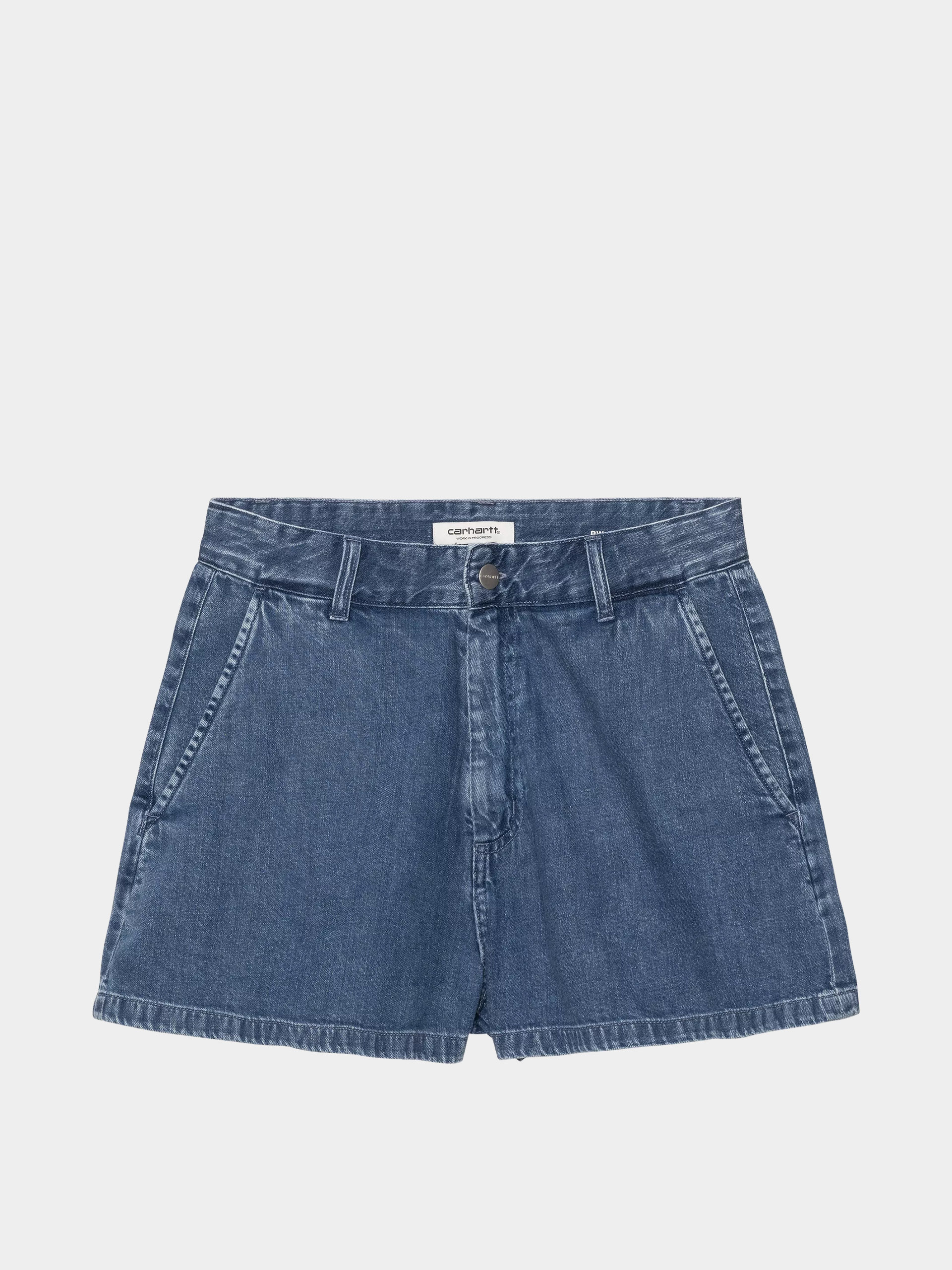 Kraťasy Carhartt WIP Lova Wmn (blue stone washed)