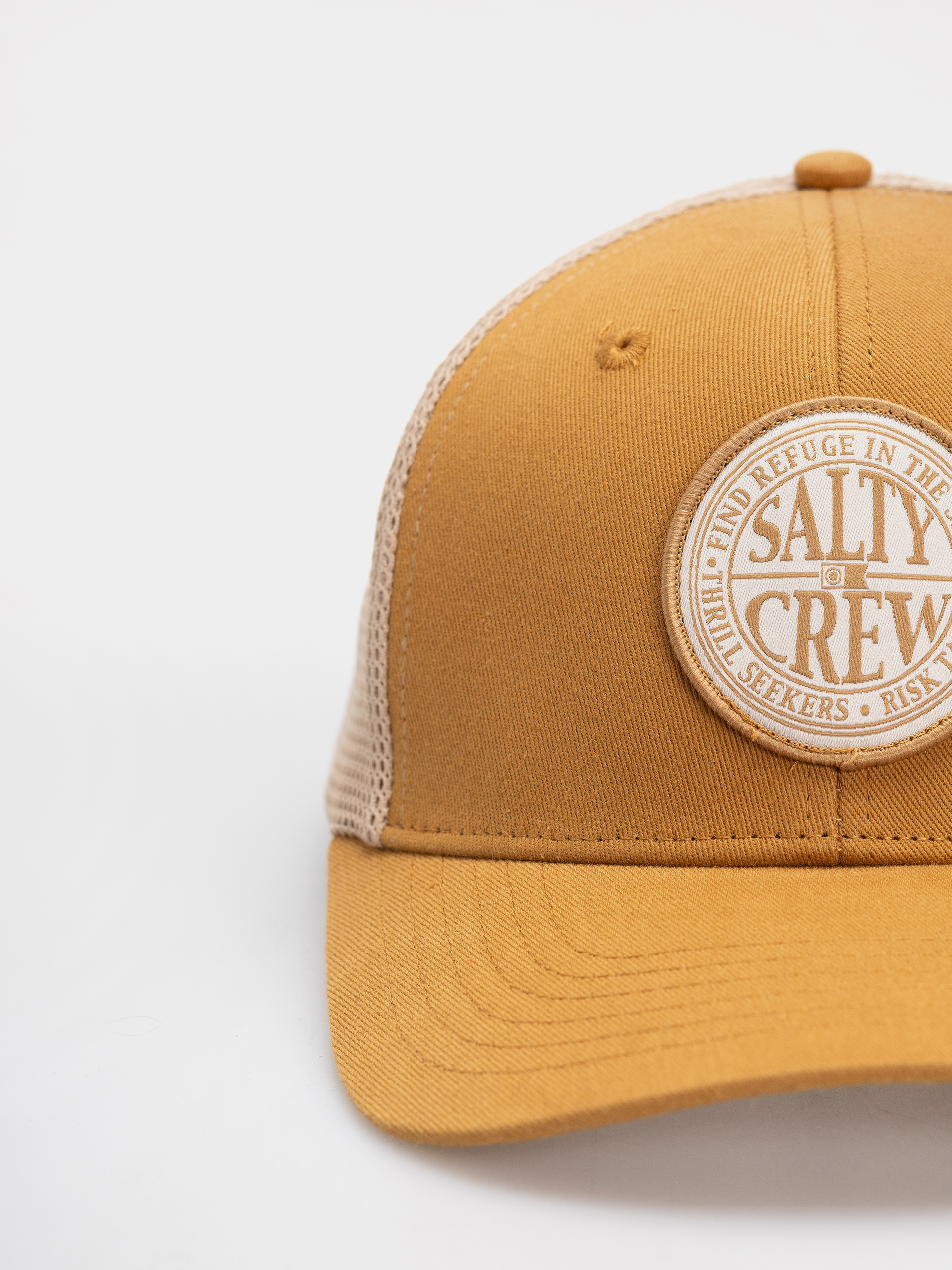 Šiltovka Salty Crew Global Trucker (bone brown)