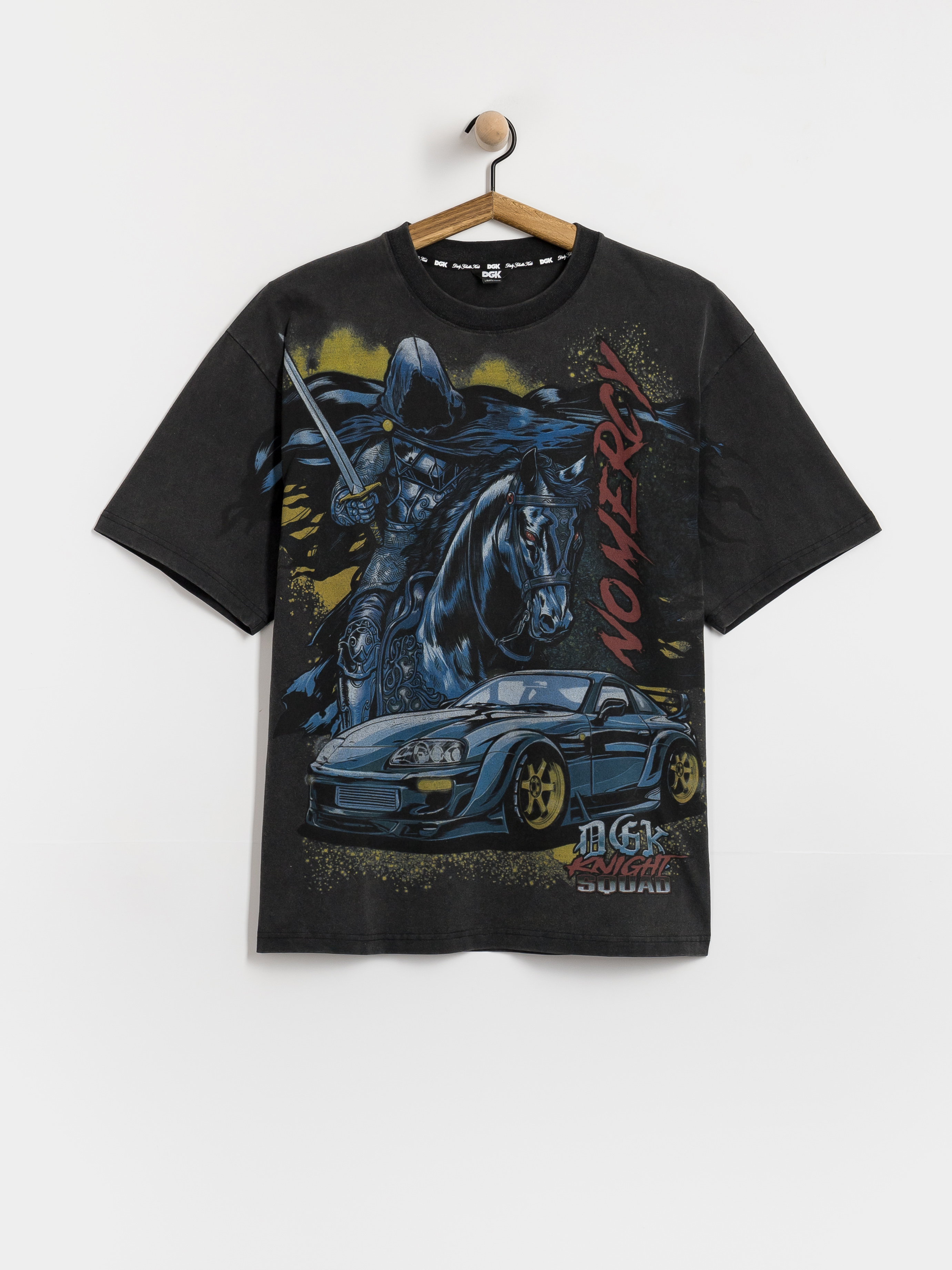 Tričko DGK Black Knight (vintage black)