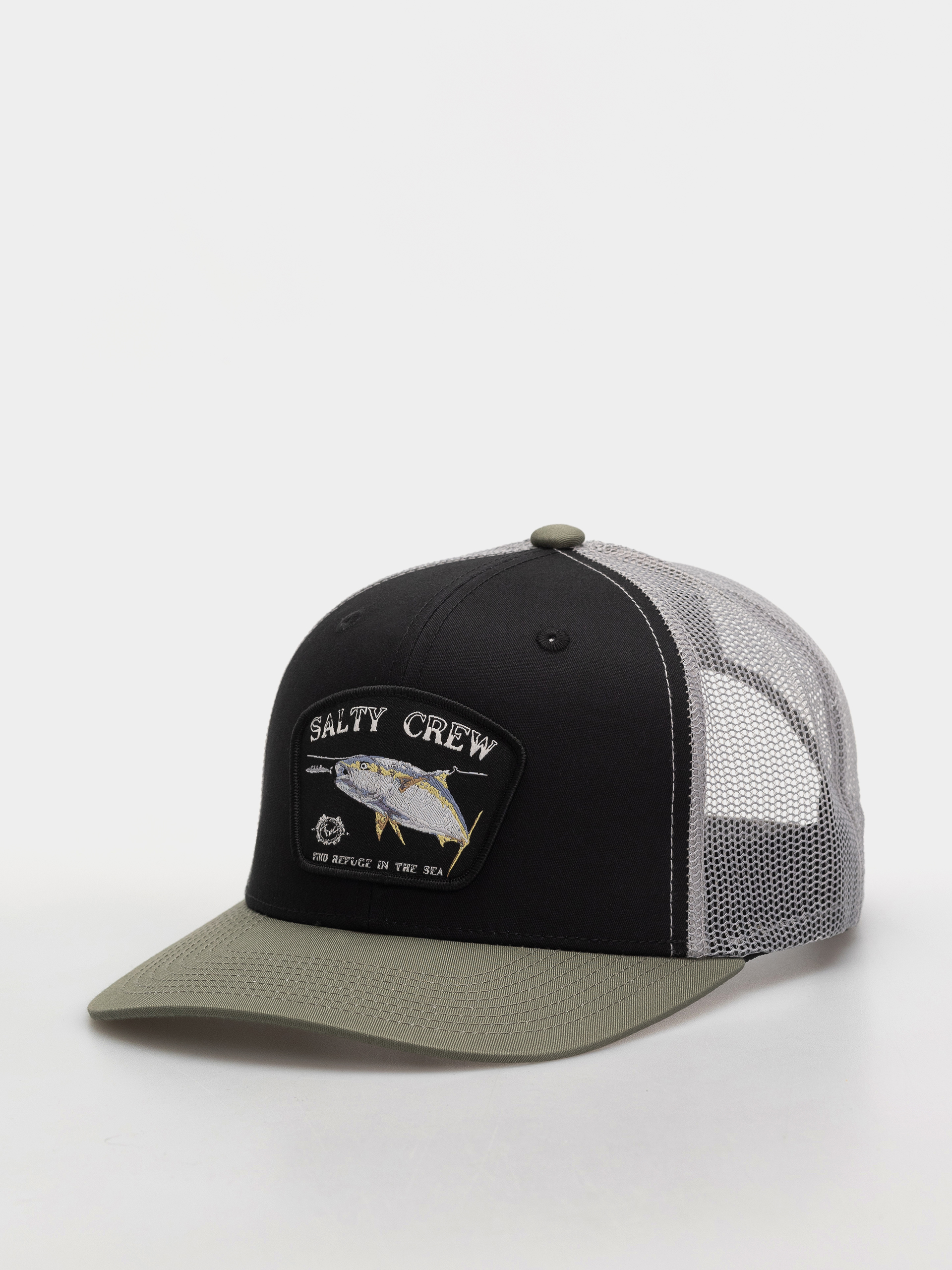 Šiltovka Salty Crew Surface Retro Trucker (black/olive)