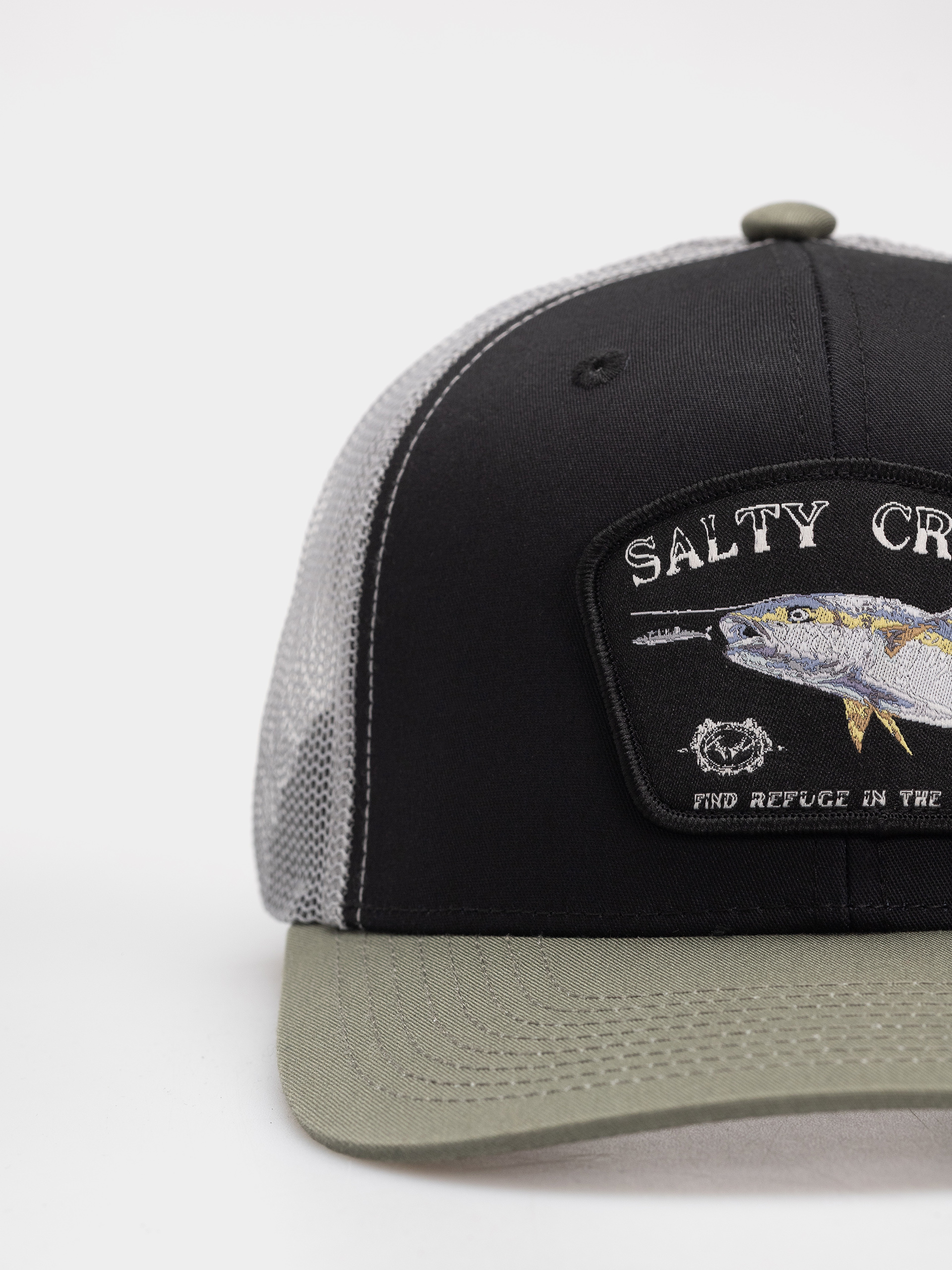 Šiltovka Salty Crew Surface Retro Trucker (black/olive)
