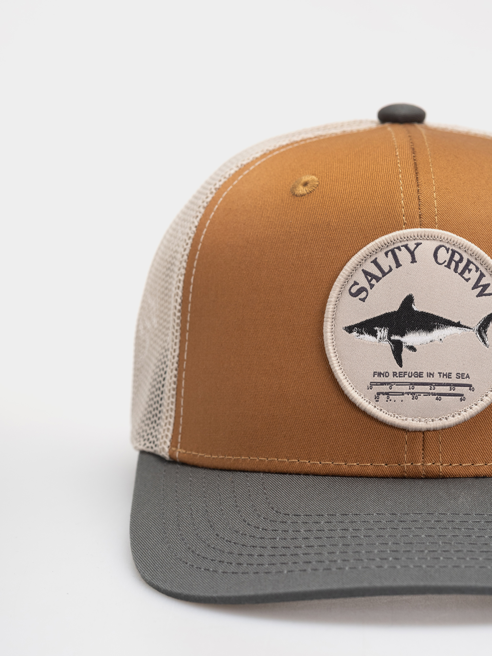 Šiltovka Salty Crew Bruce Trucker (brown/iron)