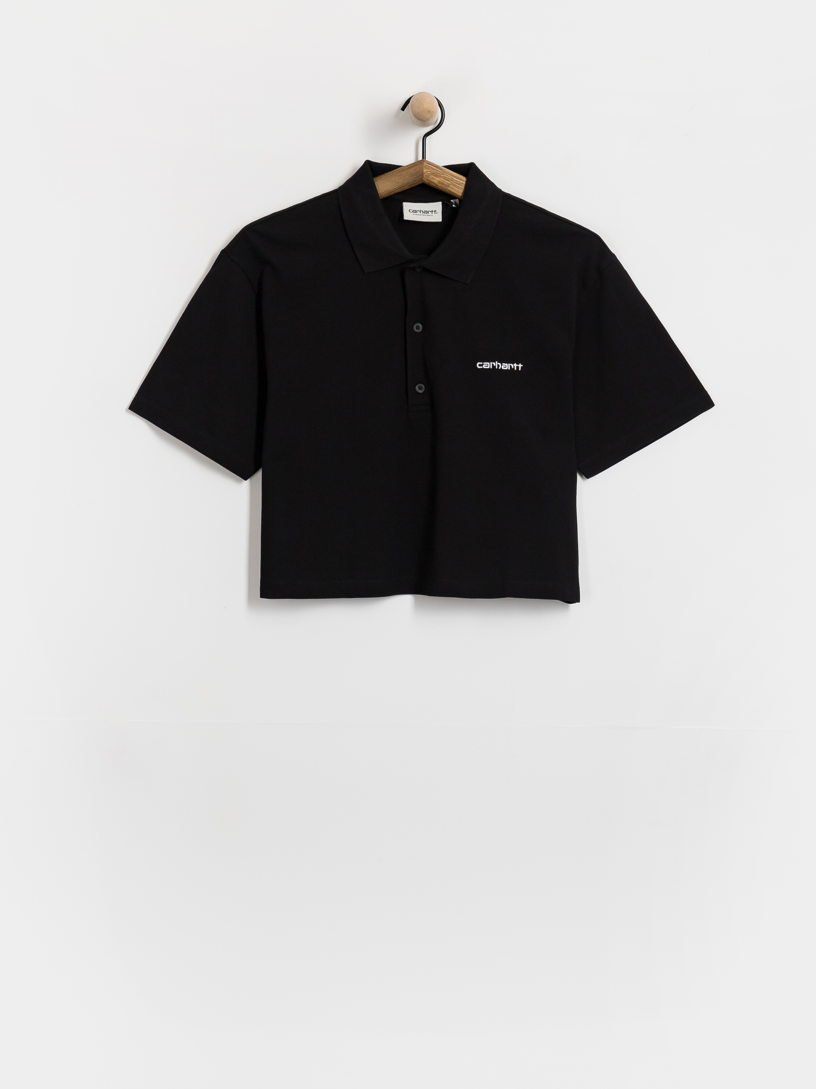 Triu010dko Carhartt WIP Script Polo Wmn (black/white)