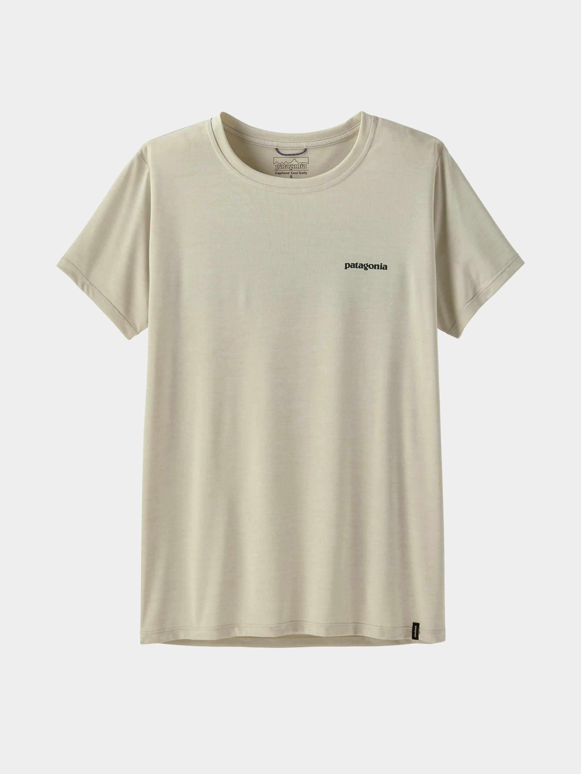 Tričko Patagonia Capilene Cool Boardshort Logo Wmn (dyno white)