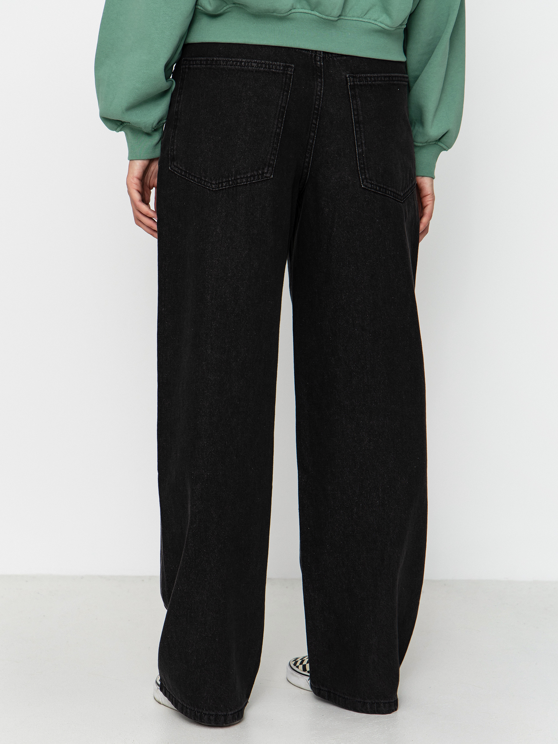 Nohavice Vans Sirelle 5 Pocket Puddle Wmn (black)