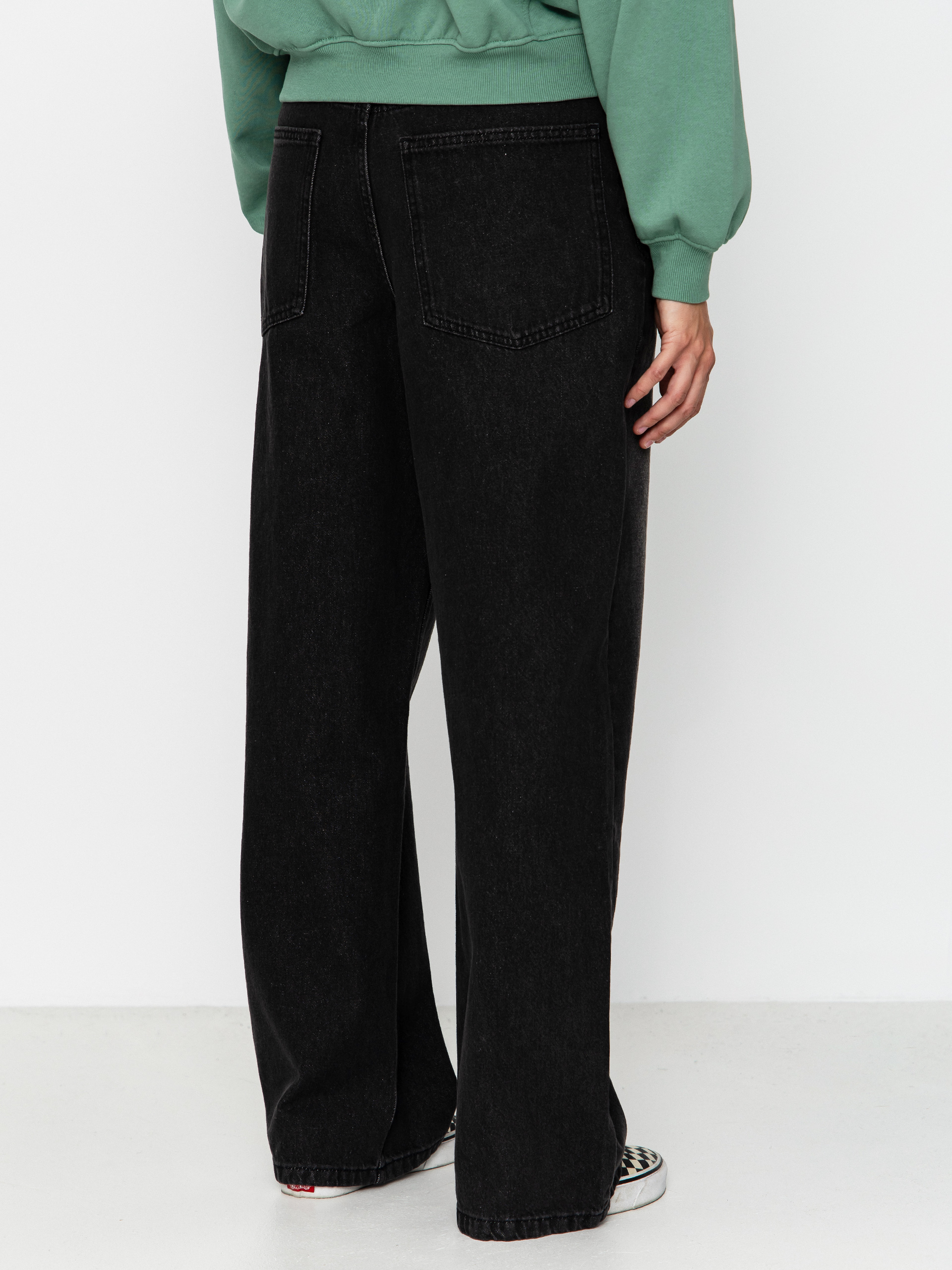 Nohavice Vans Sirelle 5 Pocket Puddle Wmn (black)