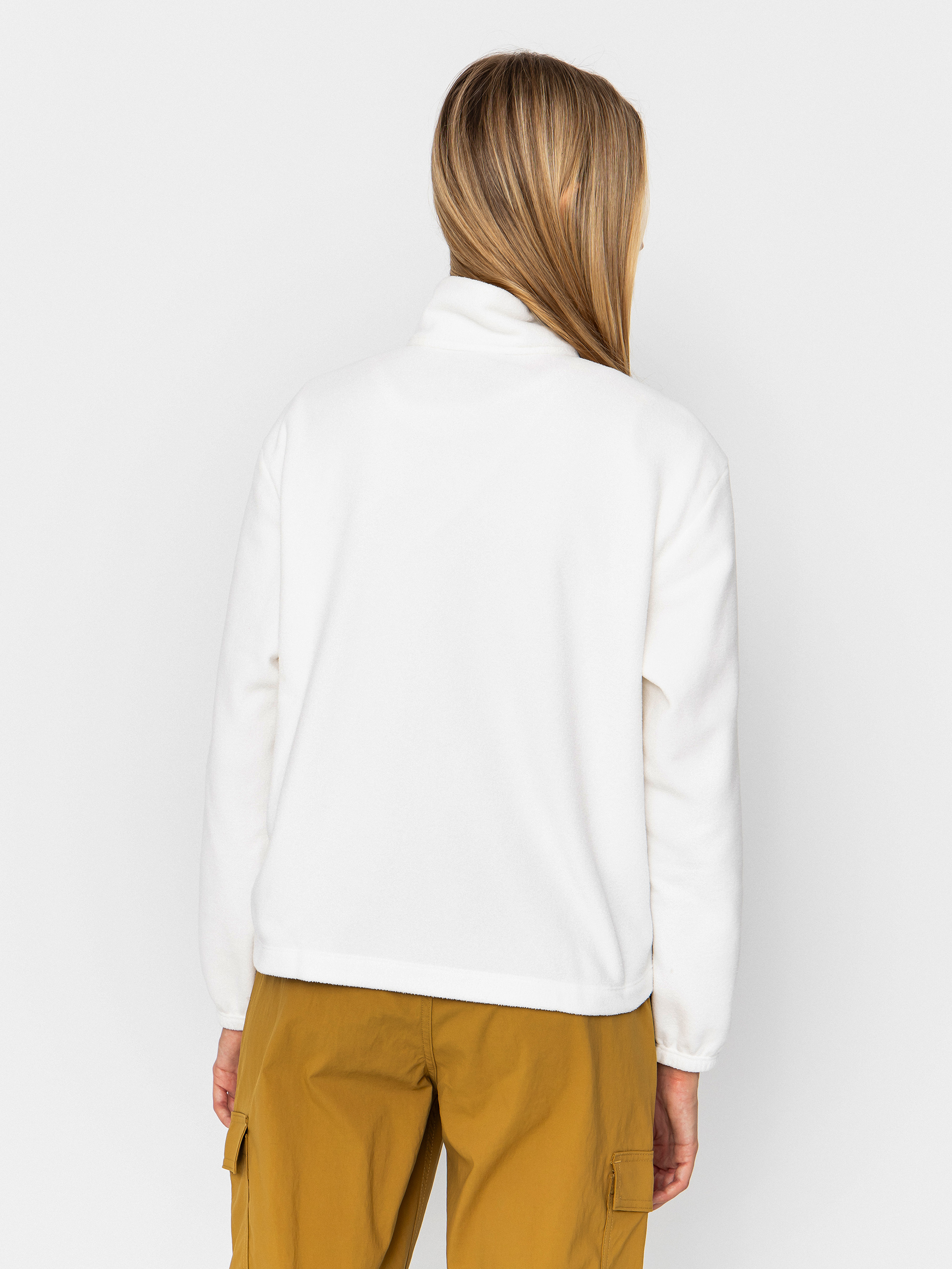 Dámsky Flísová mikina Patagonia Micro D 1/2 Zip (birch white)