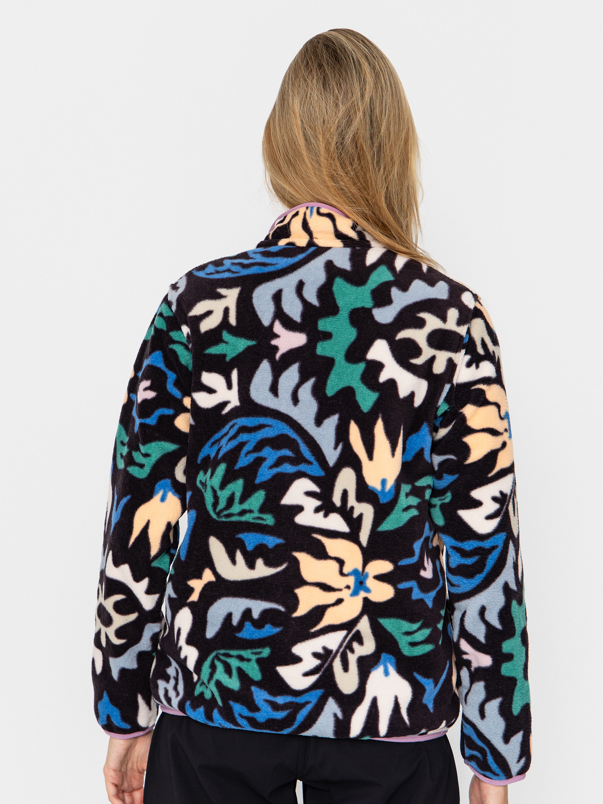 Dámsky Flísová mikina Patagonia Lightweight Synchilla Snap T (kaleido/black)