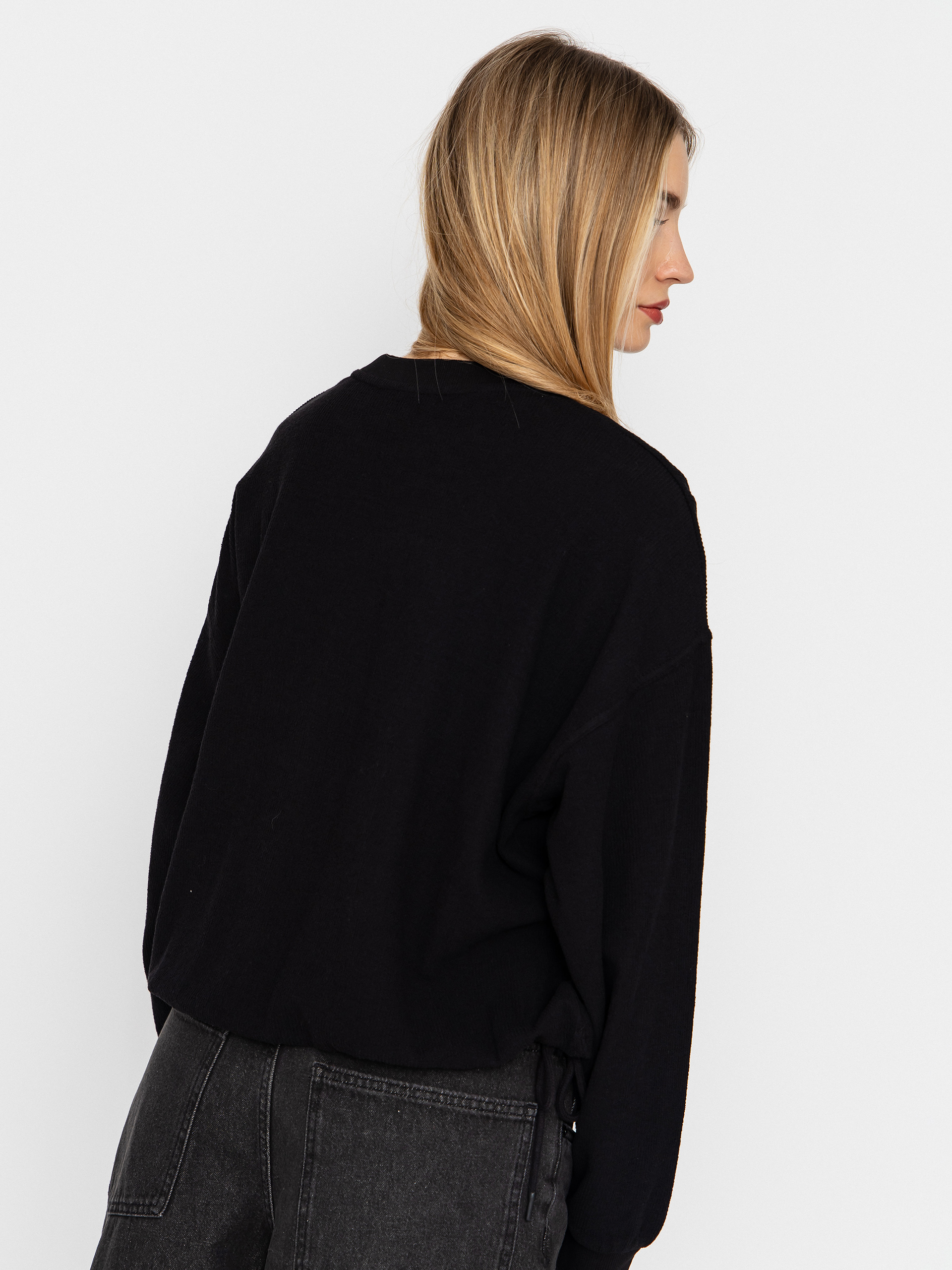 Mikina Volcom Sweeterry Crew Wmn (black)