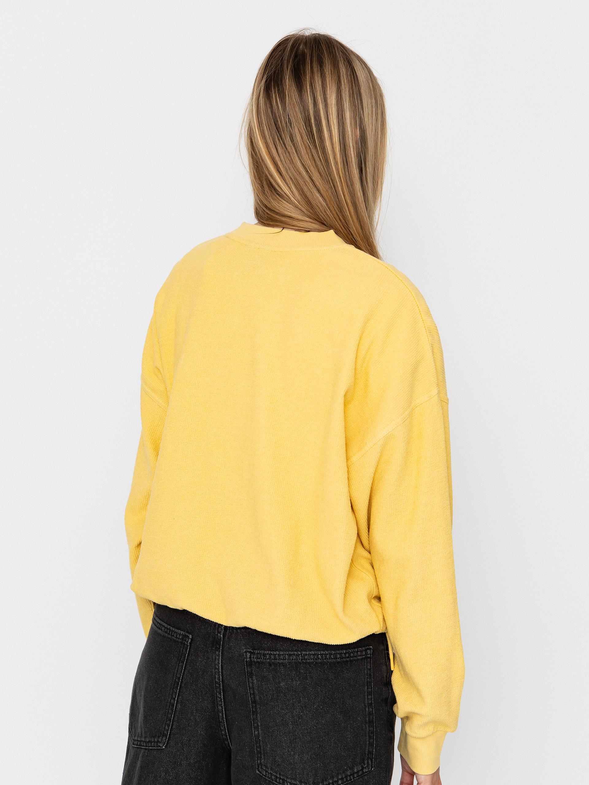 Mikina Volcom Sweeterry Crew Wmn (sunburst)