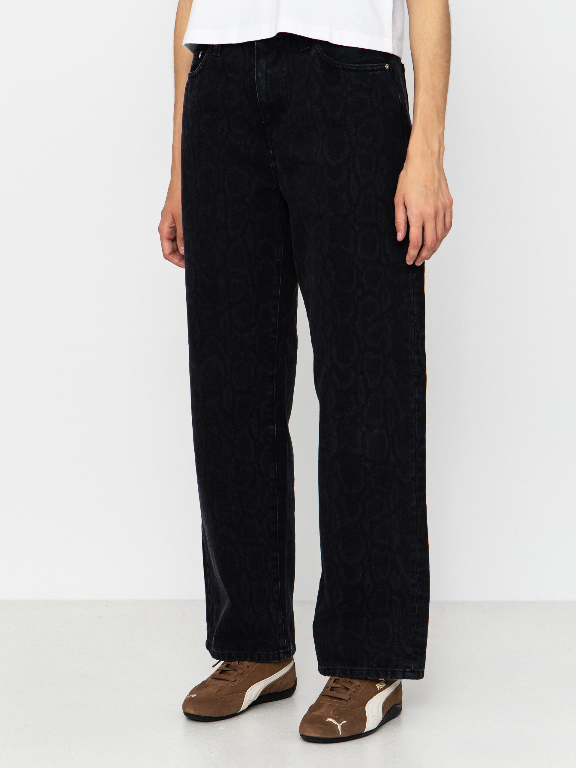 Nohavice Carhartt WIP Snake Arin Wmn (snake camo/black)